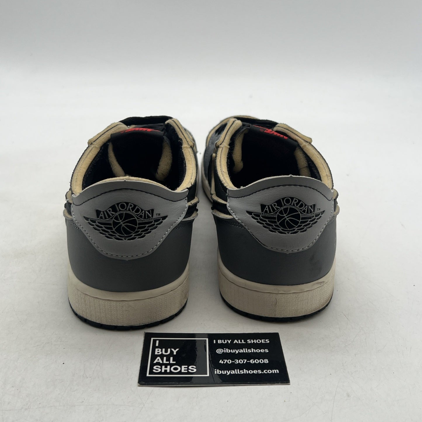 Size 13 - Air Jordan 1 Retro Low OG EX Dark Smoke Gray 2022 (DV0982-006)