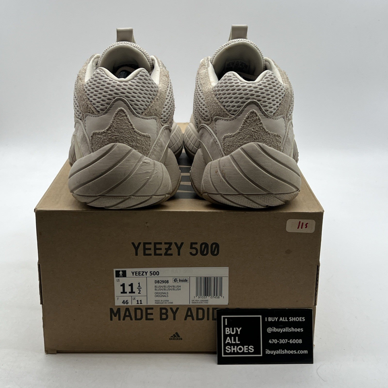 Size 11.5 - adidas Yeezy 500 Blush (DB2908)