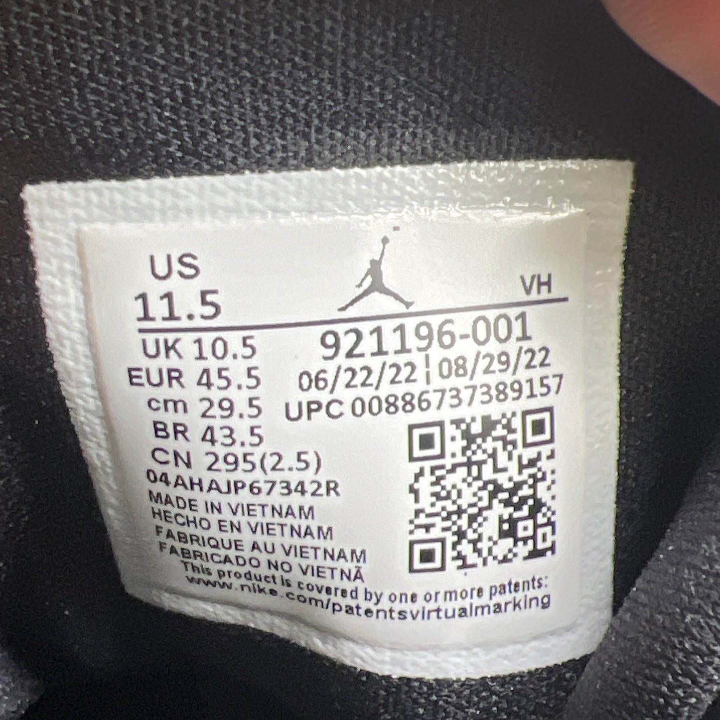 Size 11.5 - Jordan Flight Origin 4 Black (921196-001)