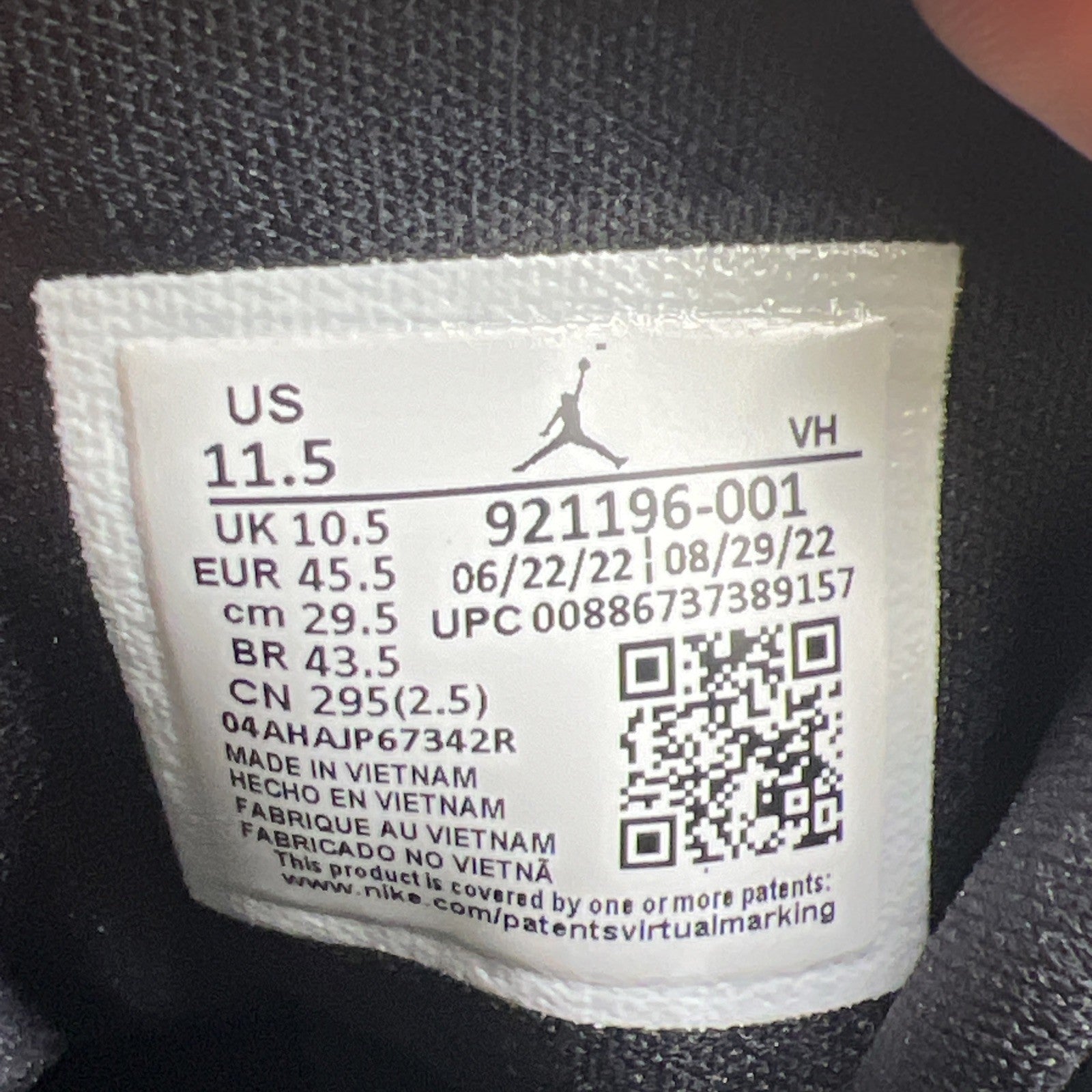 Size 11.5 - Jordan Flight Origin 4 Black (921196-001)
