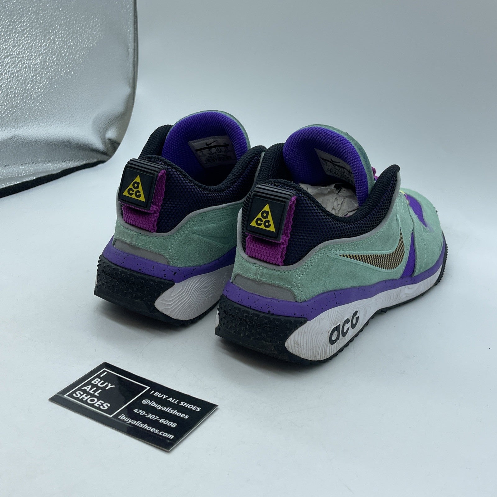 Size 9 - Nike ACG Dog Mountain Emerald Rise Purple Blue Suede (AQ0916-300)