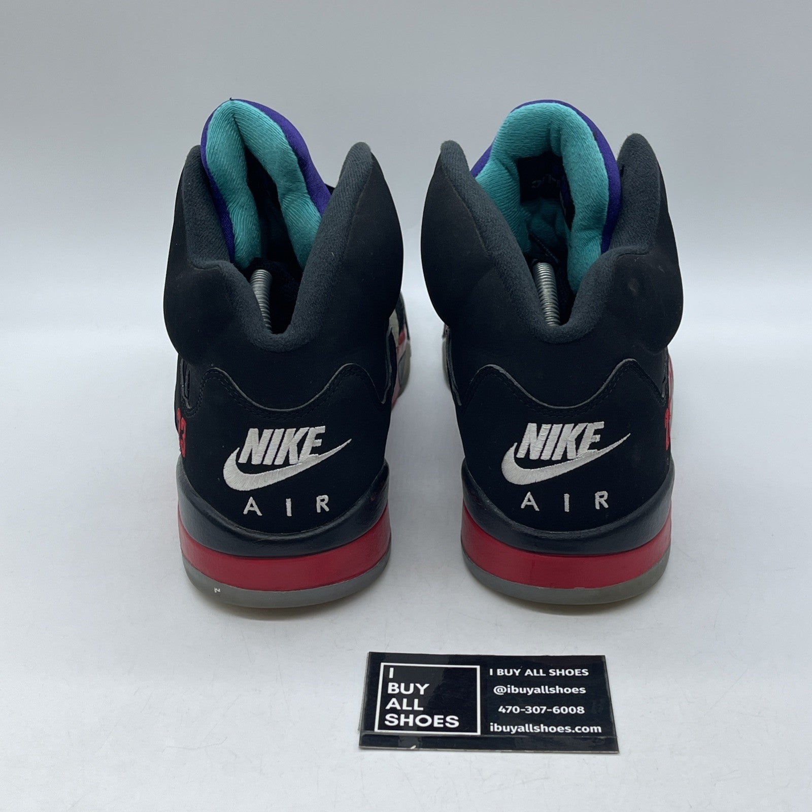 Size 11.5 - Jordan 5 Retro Top 3 Black Red Suede (CZ1786-001)