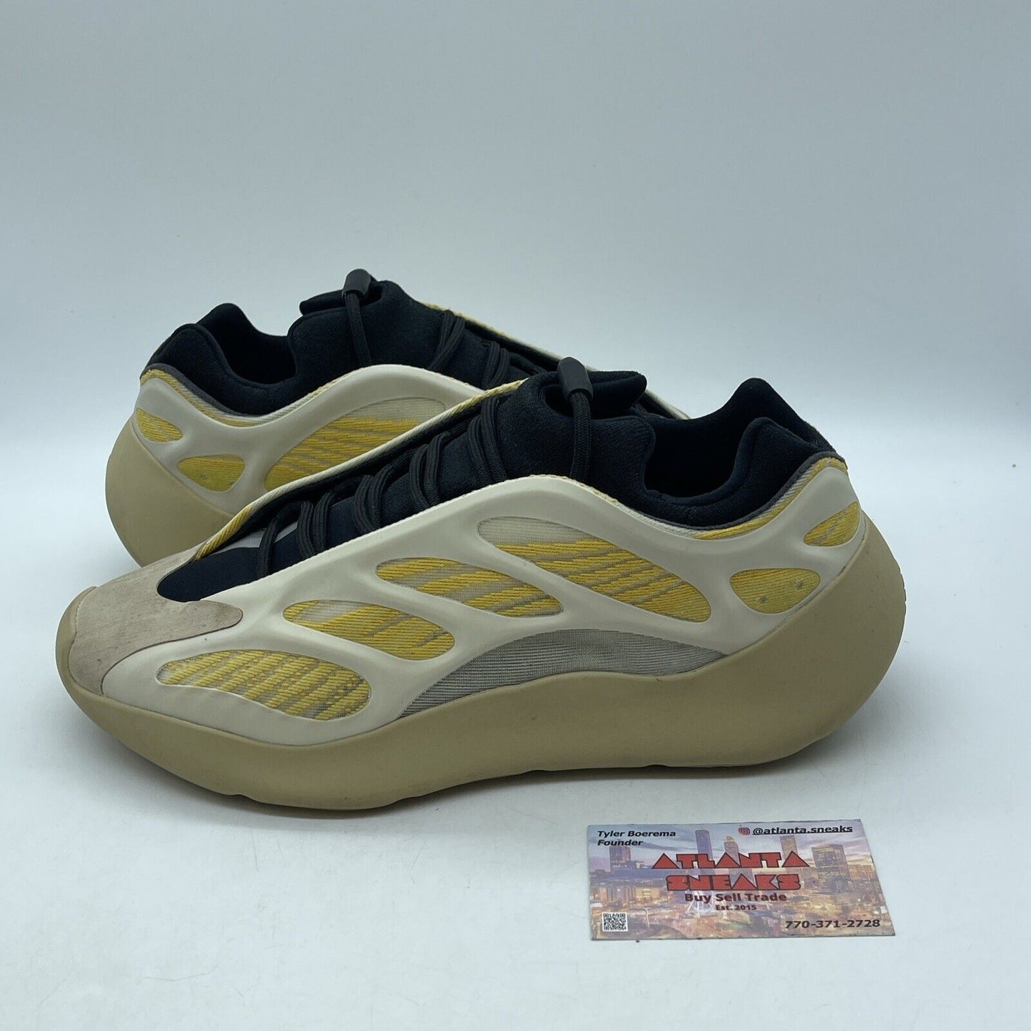 Size 10.5 - adidas Yeezy 700 V3 Safflower Black Yellow Tan (G54853)