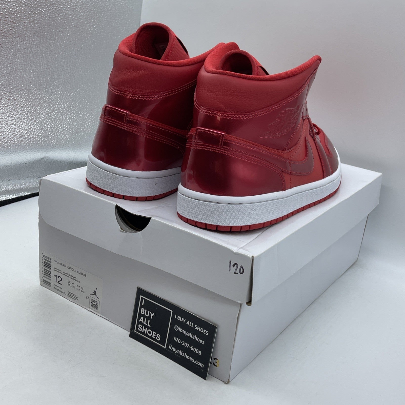 Size 12W - Air Jordan 1 SE Mid University Red Pomegranate (DH5894-600)