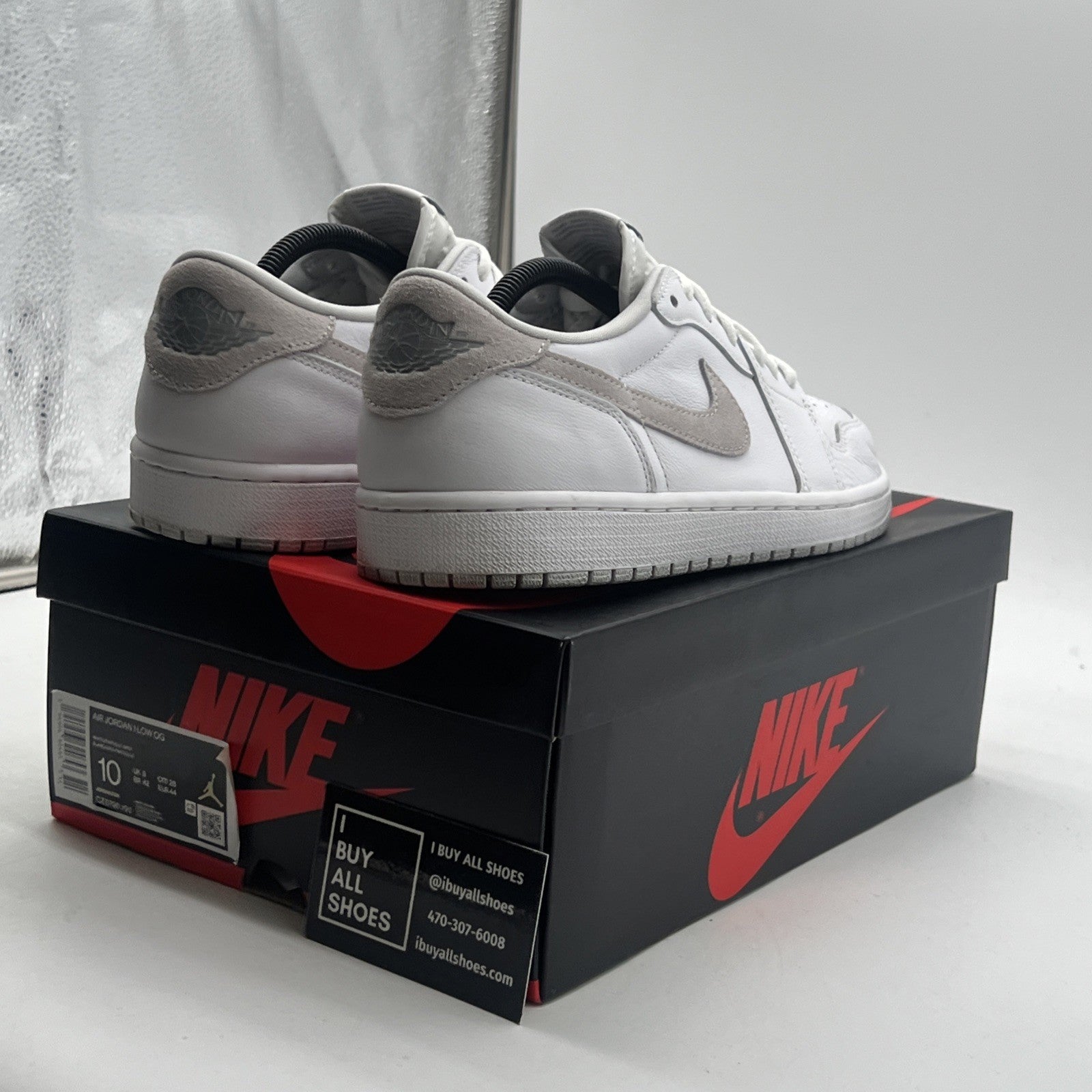 Size 10 - Air Jordan 1 Low OG Neutral Gray (CZ0790-100)
