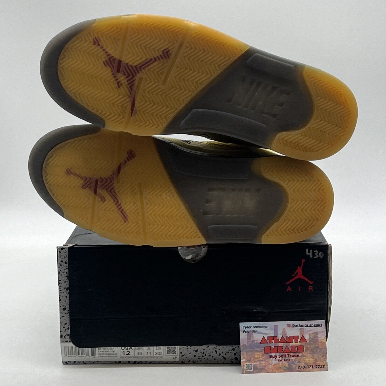Size 12 - Air Jordan 5 SP x Off-White Mid Sail (DH8565-100)