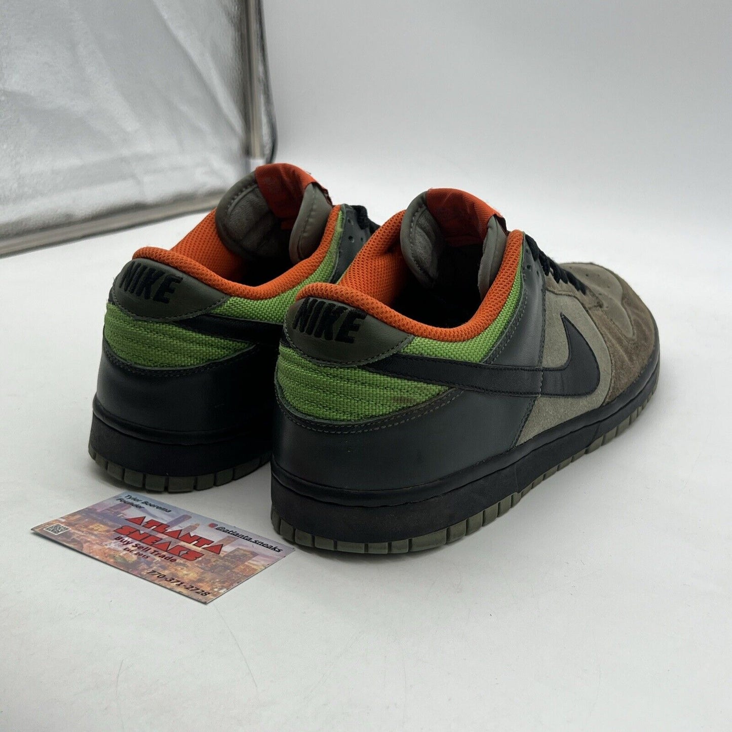 Size 10 - Nike Dunk Cl Low Green (304714-301)