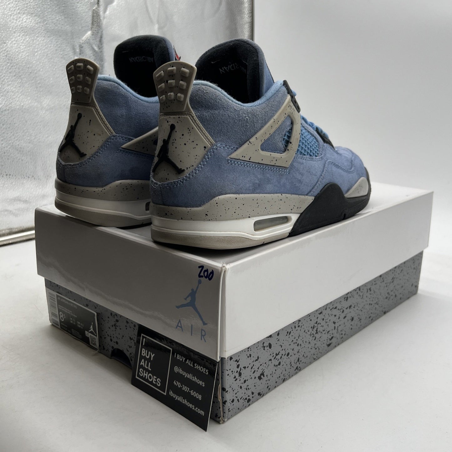 Size 8.5 - Air Jordan 4 Retro Mid University Blue (CT8527-400)