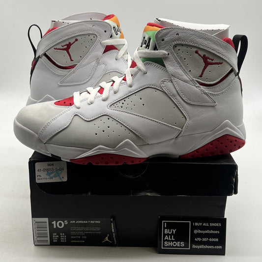 Size 10.5 - Air Jordan 7 Retro 2015 Hare (304775-125)