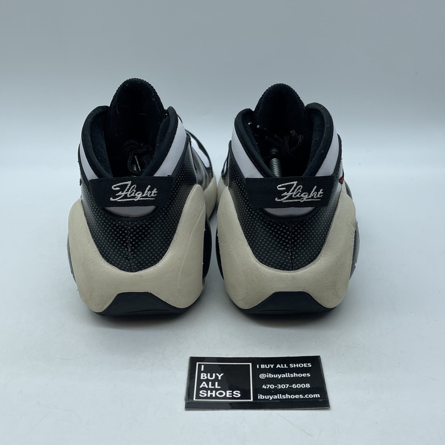 Size 12 - Nike Air Zoom Flight 95 Hoops Black White Leather (DX3955-100)