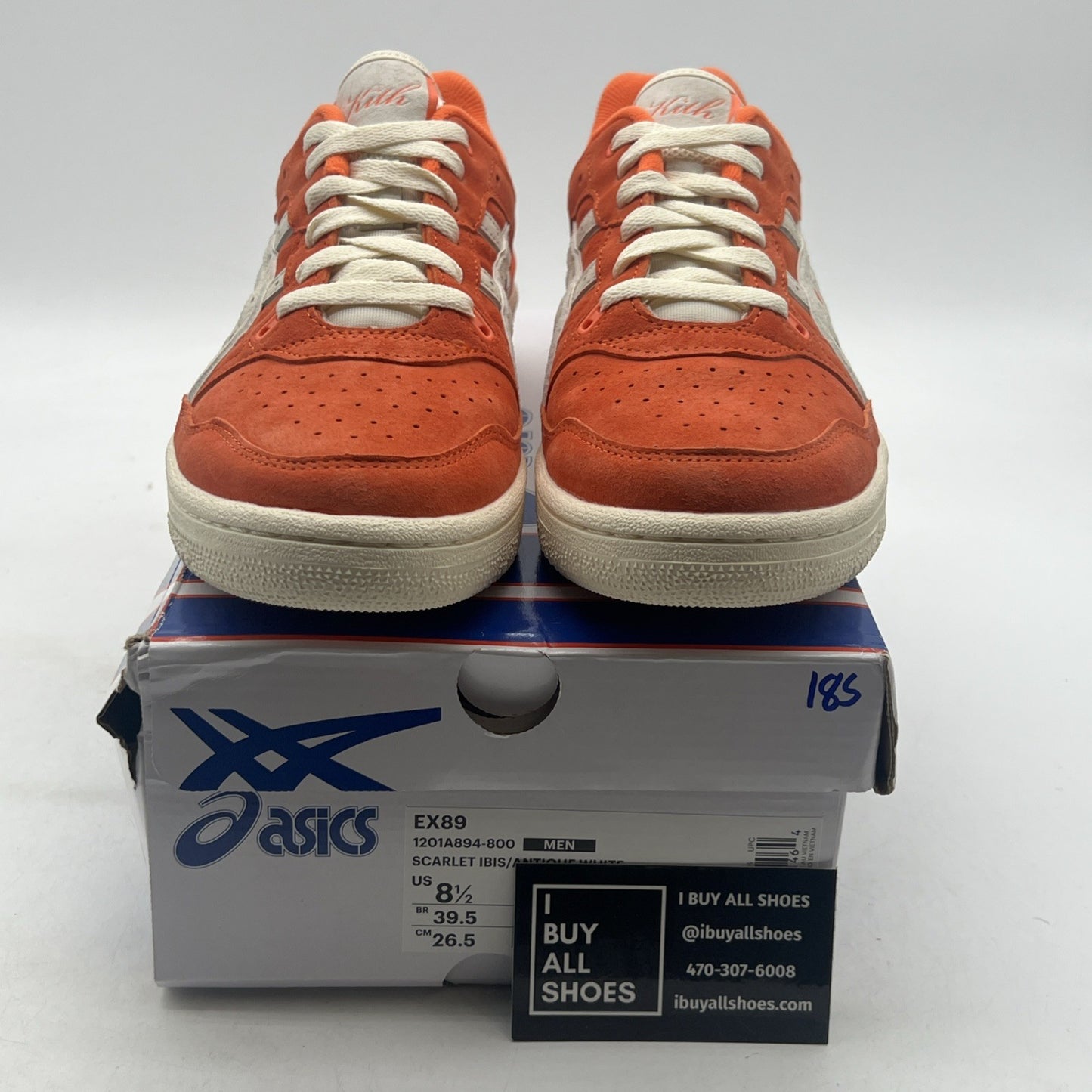 Size 8.5 - ASICS Kith x EX89 Orange (1201A894-800)