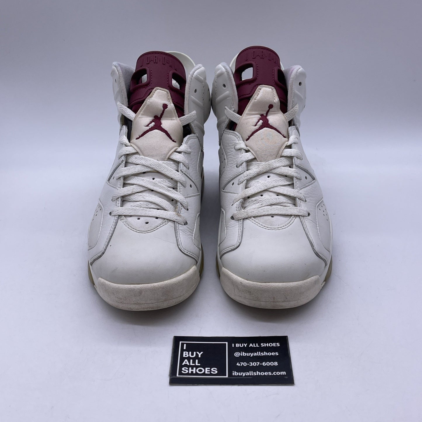 Size 9.5 - Air Jordan 6 Retro 2015 Maroon (384664-116)