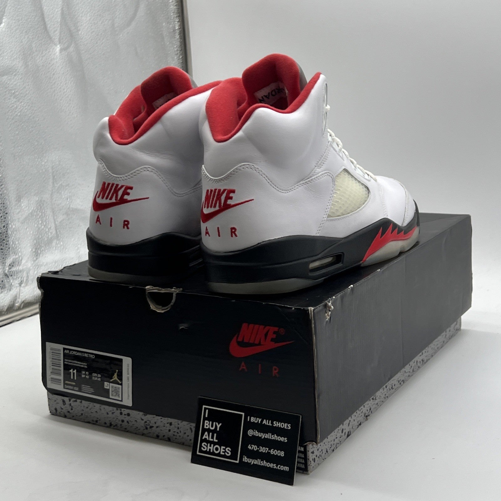 Size 11 - Air Jordan 5 Retro Mid Fire Red  (DA1911-102)