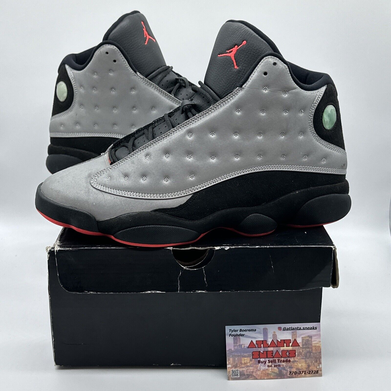 Size 11.5 - Jordan 13 Retro Reflective Silver 2014