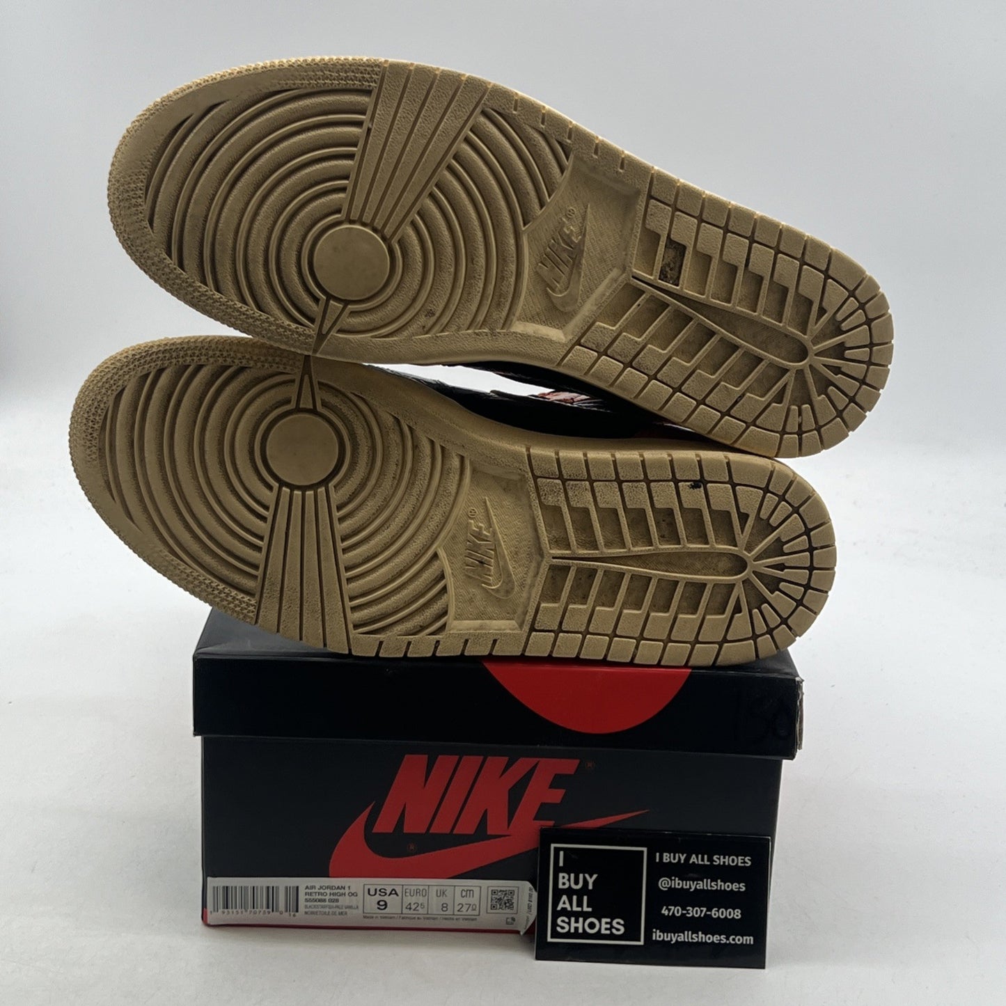 Size 9 - Air Jordan 1 Retro OG High Shattered Backboard 3.0 (555088-028)