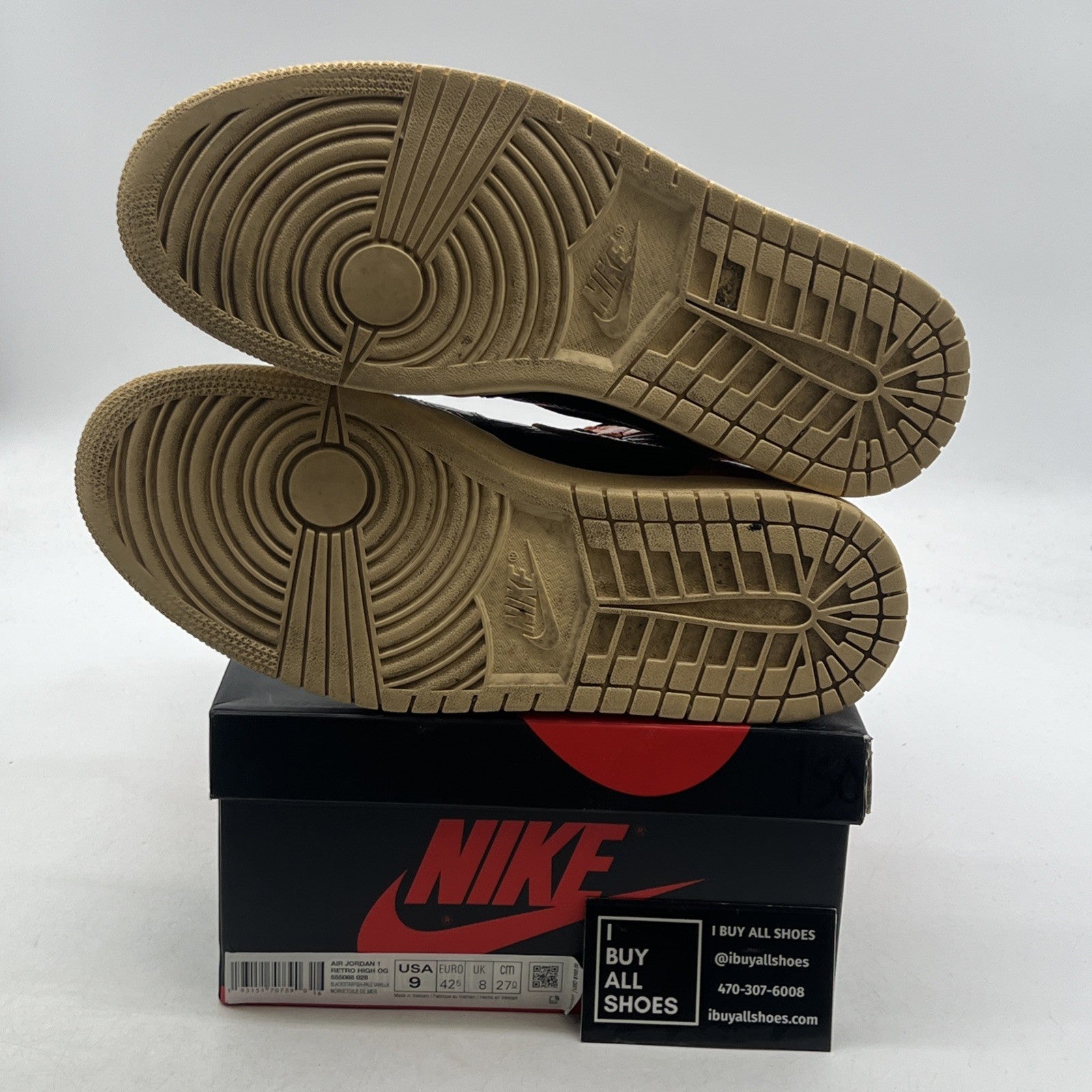 Size 9 - Air Jordan 1 Retro OG High Shattered Backboard 3.0 (555088-028)
