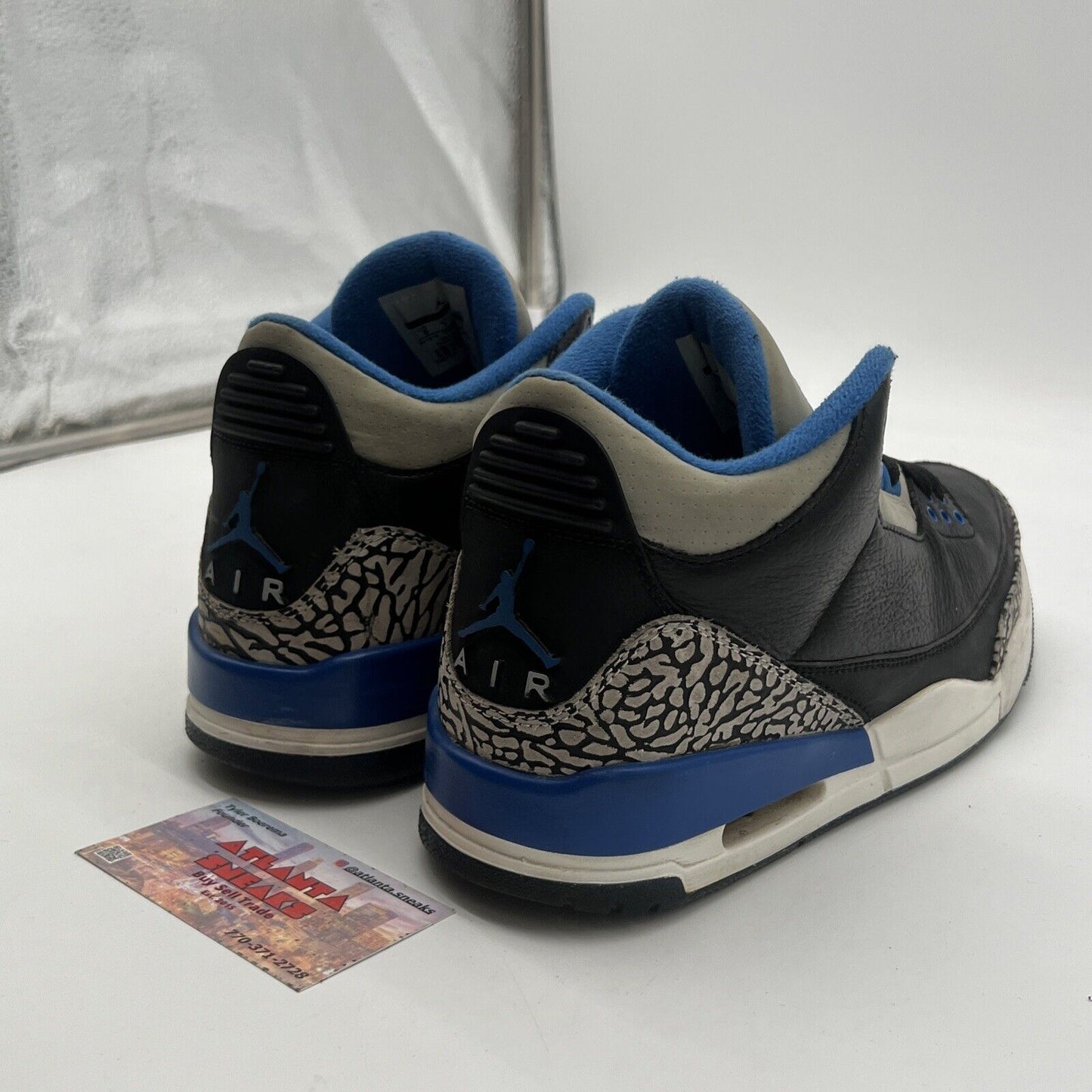 Size 8 - Air Jordan 3 Retro Sport Blue (136064-007)