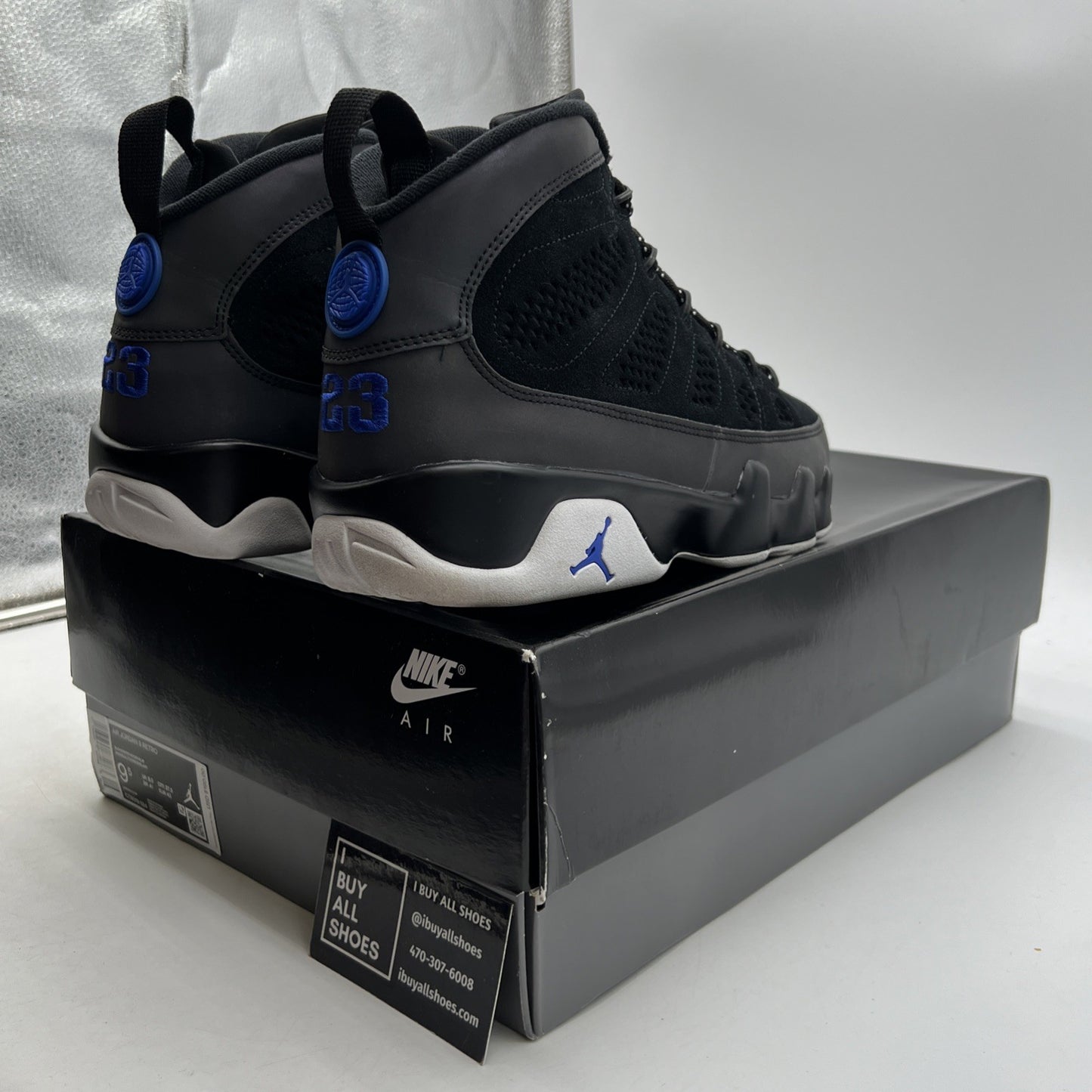 Size 9.5 - Air Jordan 9 Retro Racer Blue (CT8019-024)