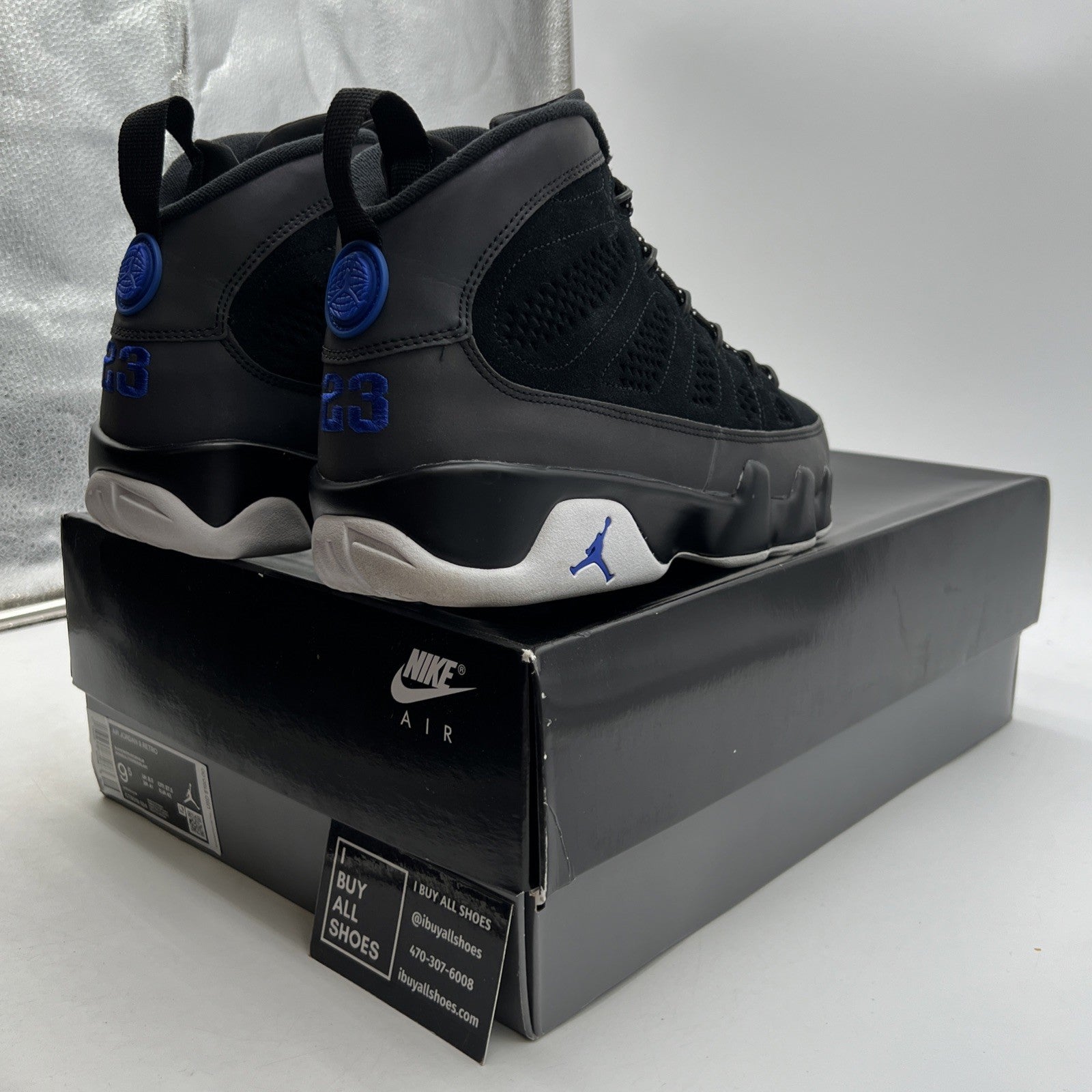 Size 9.5 - Air Jordan 9 Retro Racer Blue (CT8019-024)