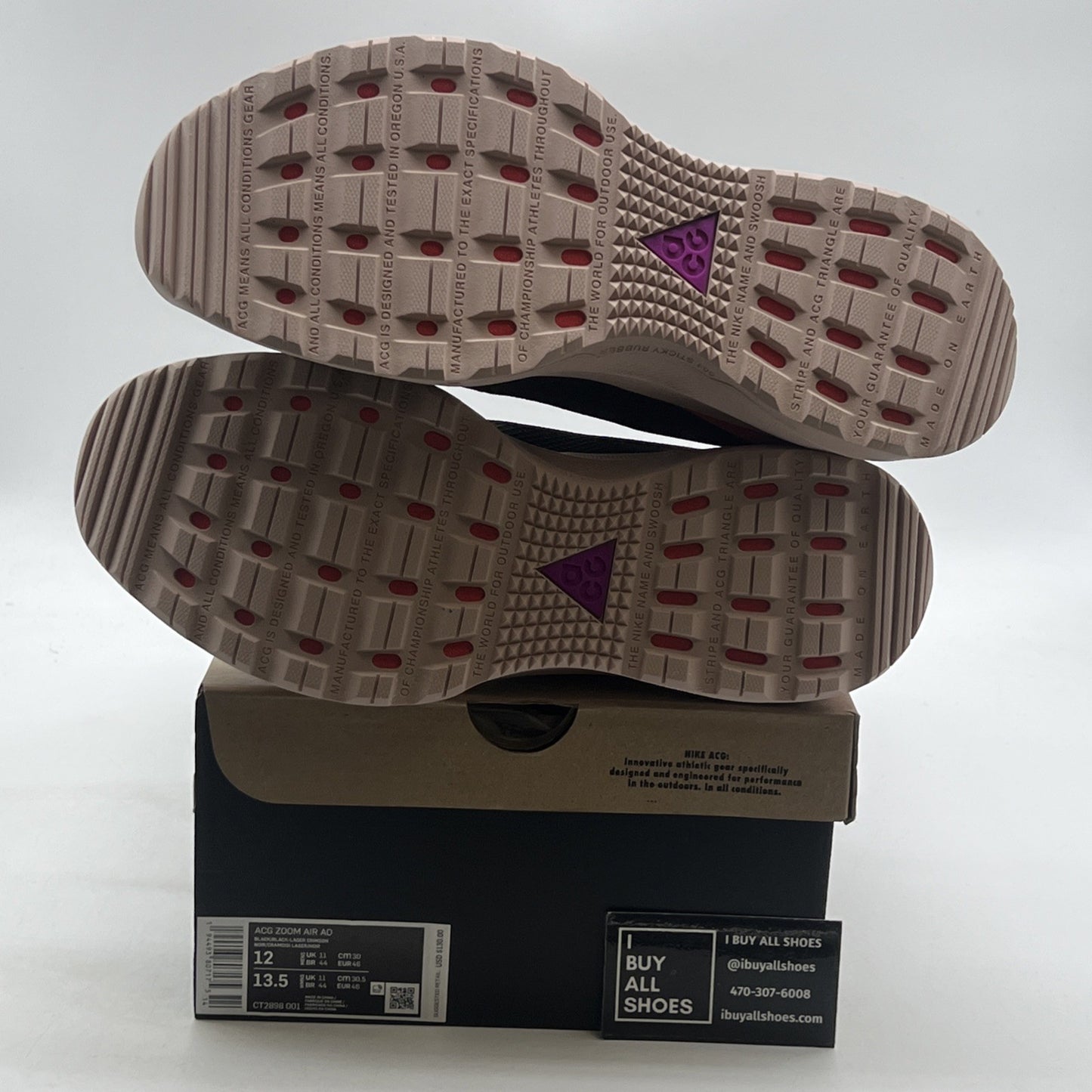 Size 12 - Nike ACG Zoom Air AO Black Laser Crimson (CT2898-001)
