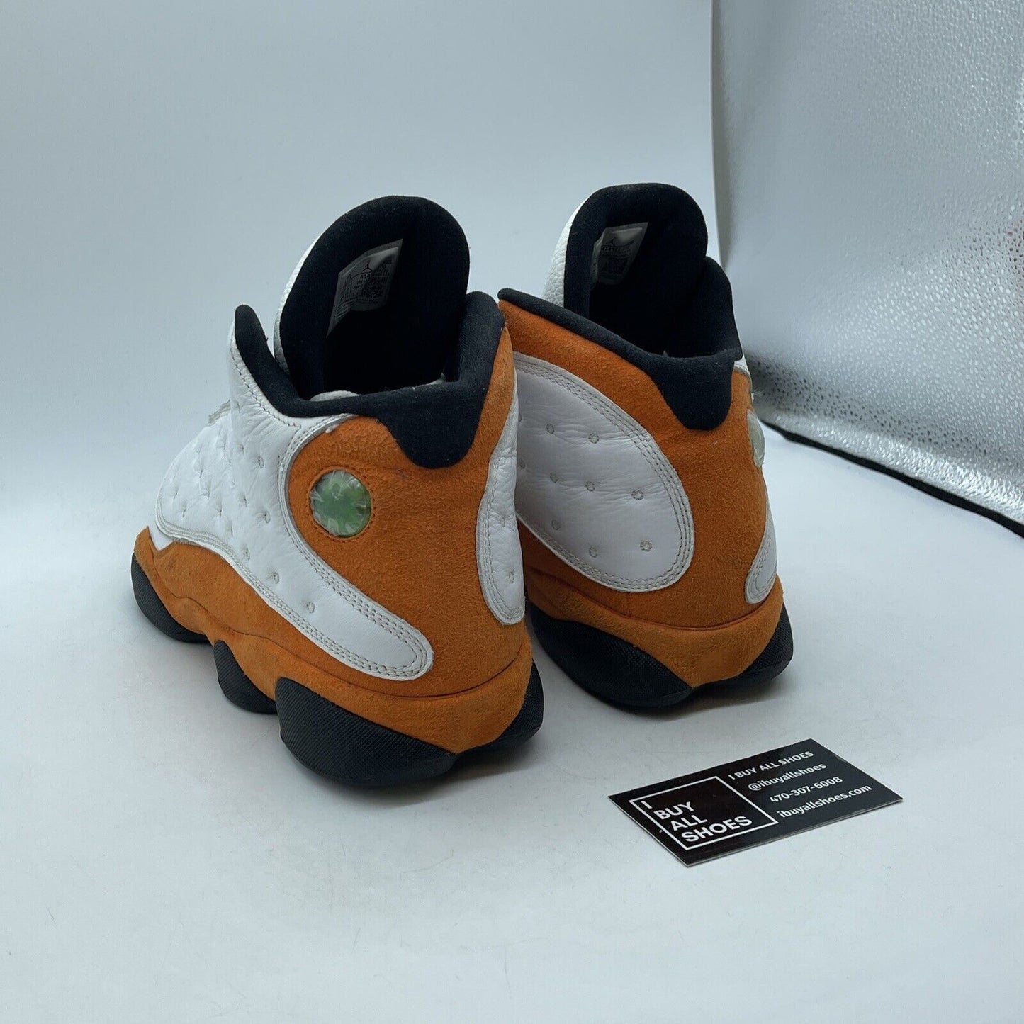 Size 11.5 - Air Jordan 13 Retro Starfish Orange White Suede Leather (414571-108)