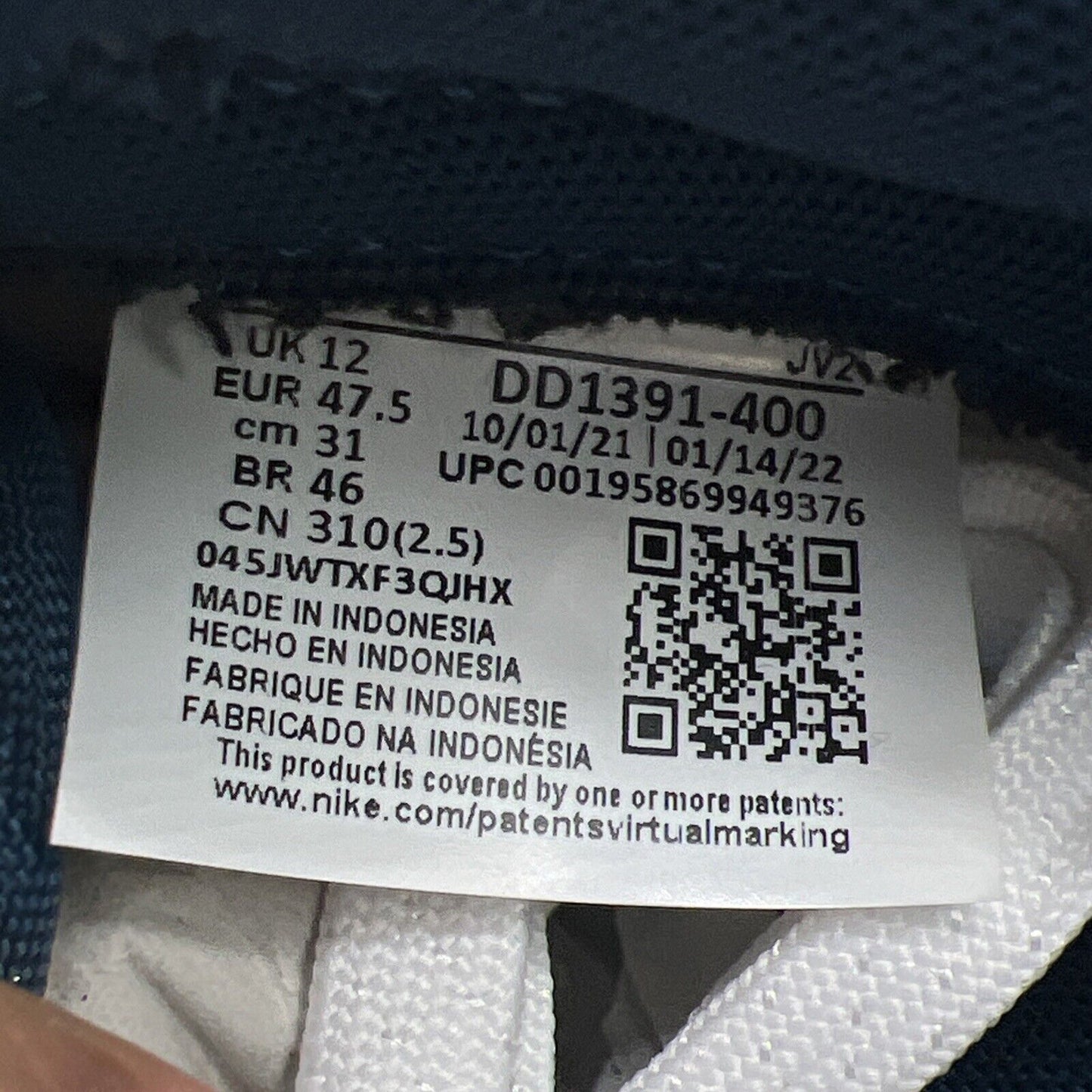 Size 13 - Nike Dunk Low Velarian Blue/White (DD1391-400)