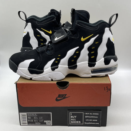 Size 10 -  Air Dt Max ‘96 Black White 2024 Yellow Suede Leather (HM8249-001)