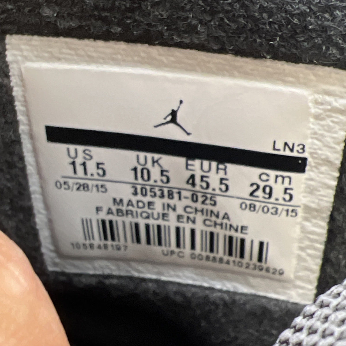 Size 11.5 - Air Jordan 8 Retro Aqua 2015 (305381-025)