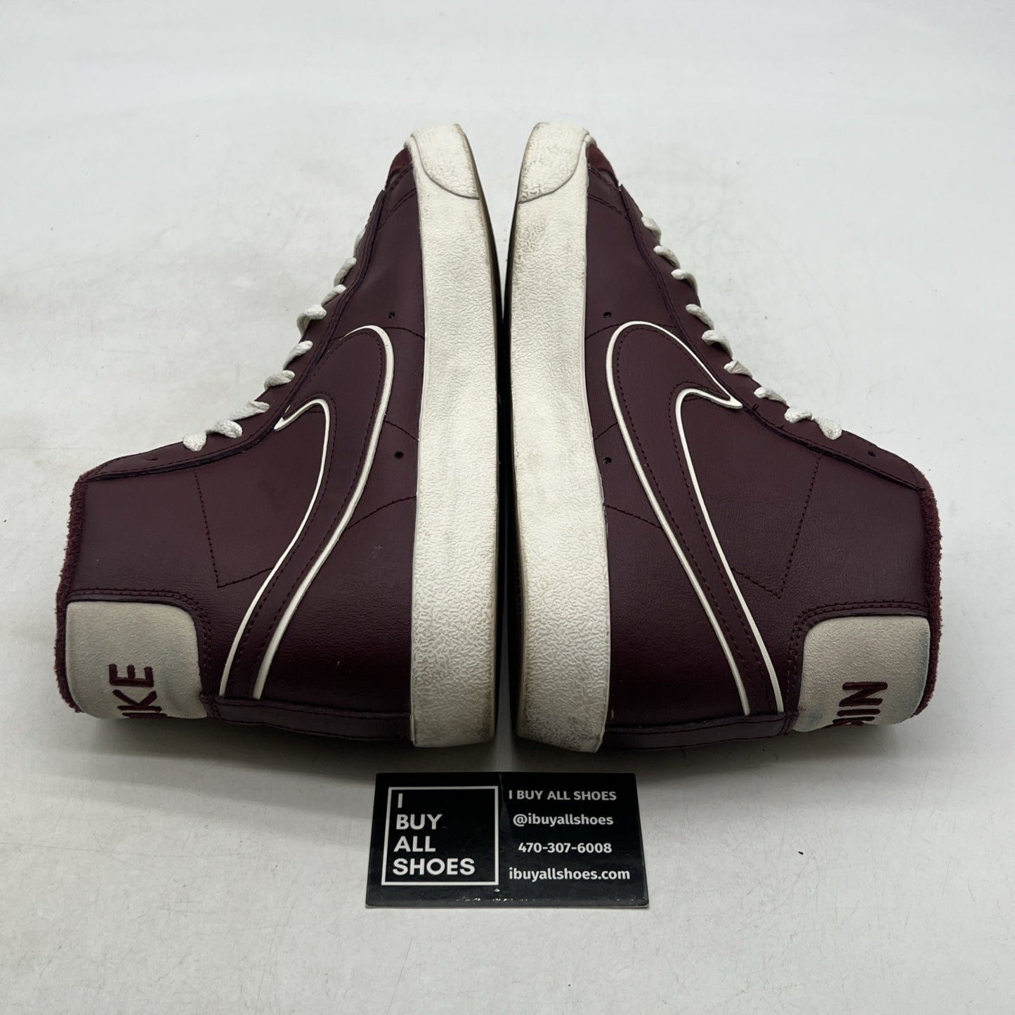 Size 9.5 - Nike Blazer '77 Premium Mid College Pack - Night Maroon (DQ7672-600)