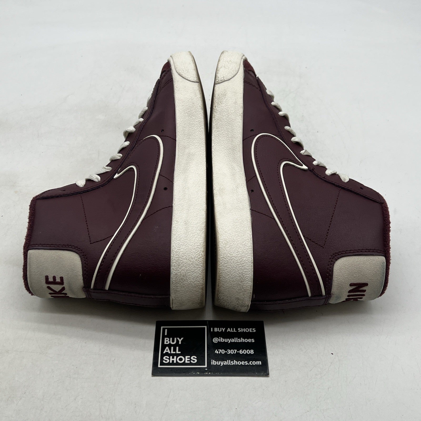Size 9.5 - Nike Blazer '77 Premium Mid College Pack - Night Maroon (DQ7672-600)