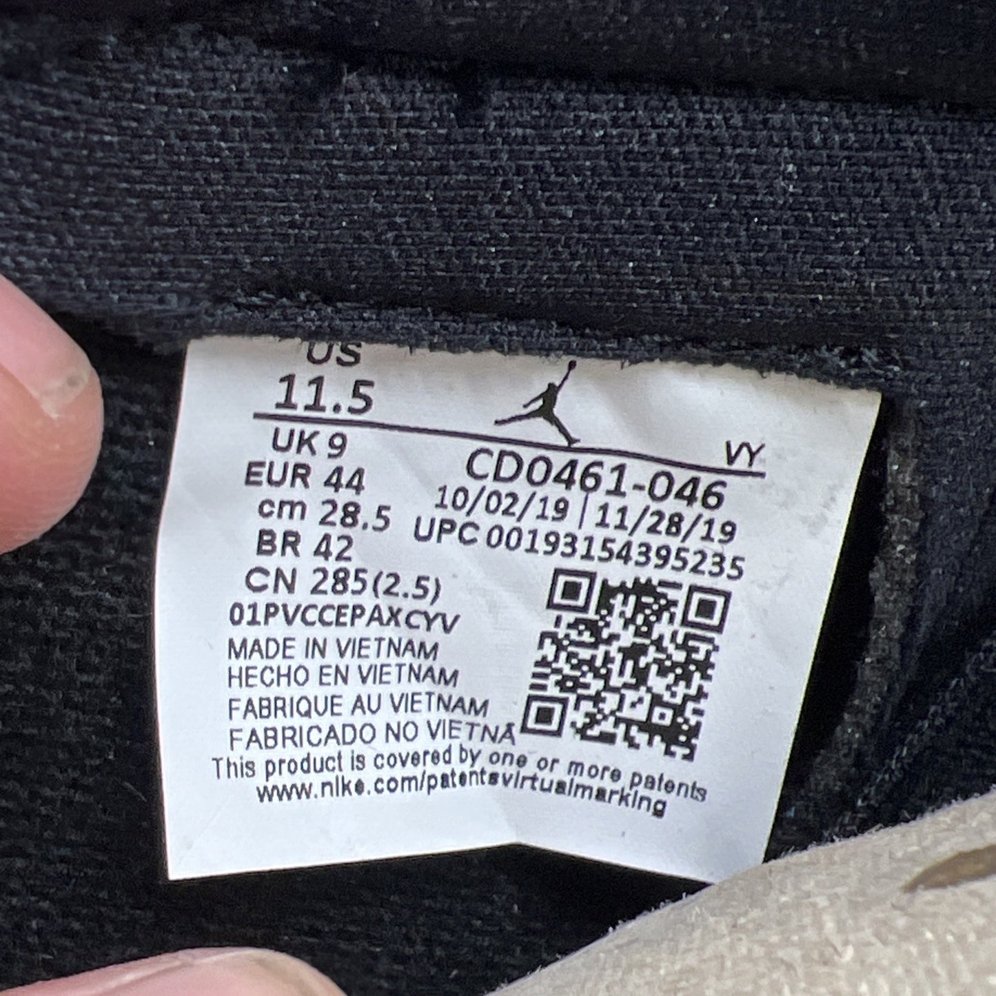 Size 11.5 - Air Jordan 1 High OG UNC To Chicago 2020 (CD0461-046)