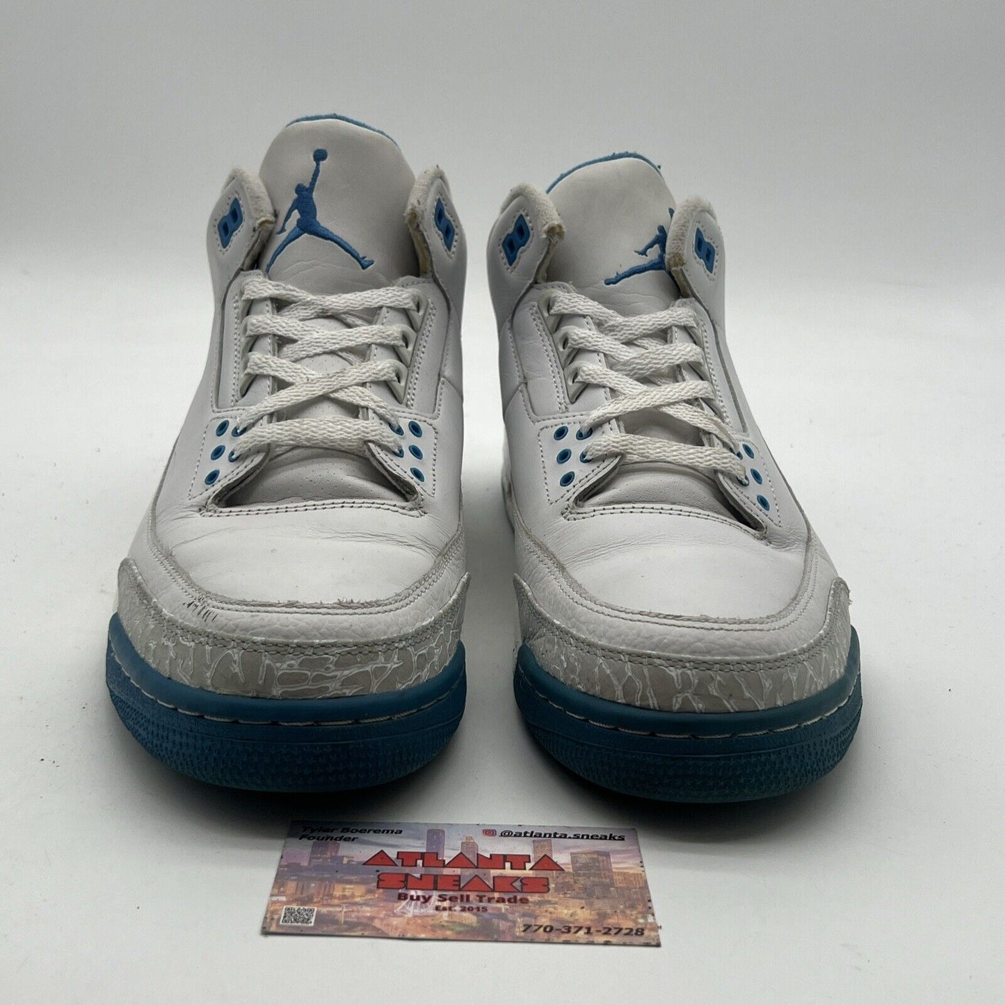 Size 12 - Air Jordan 3 Retro Harbor Blue W (315296-142)