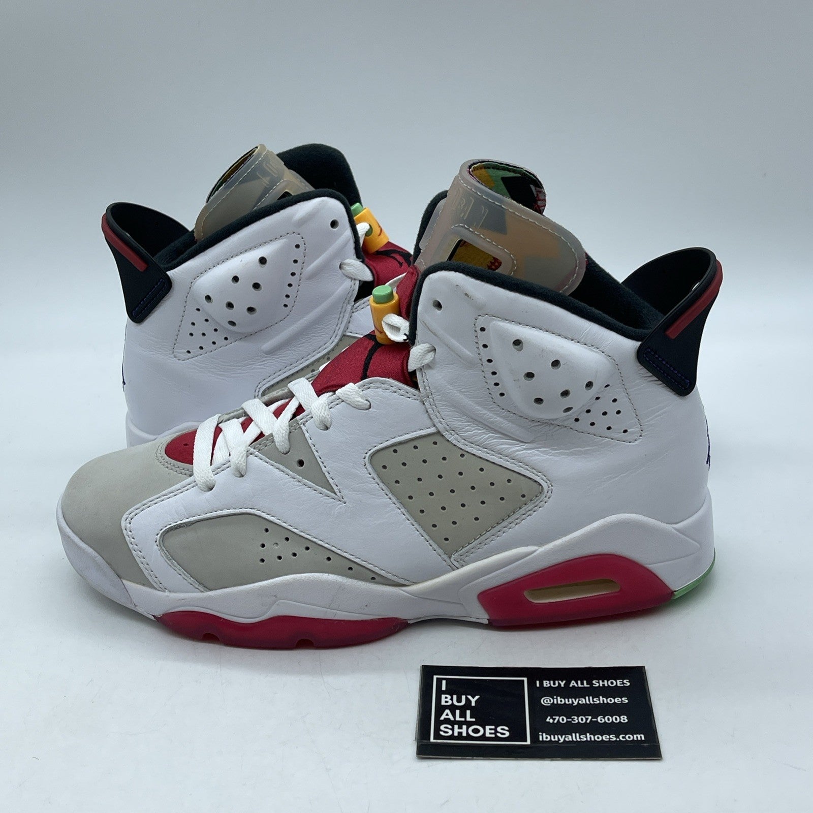 Size 9 - Air Jordan 6 Retro Hare Grey White Purple Leather (CT8529-062)