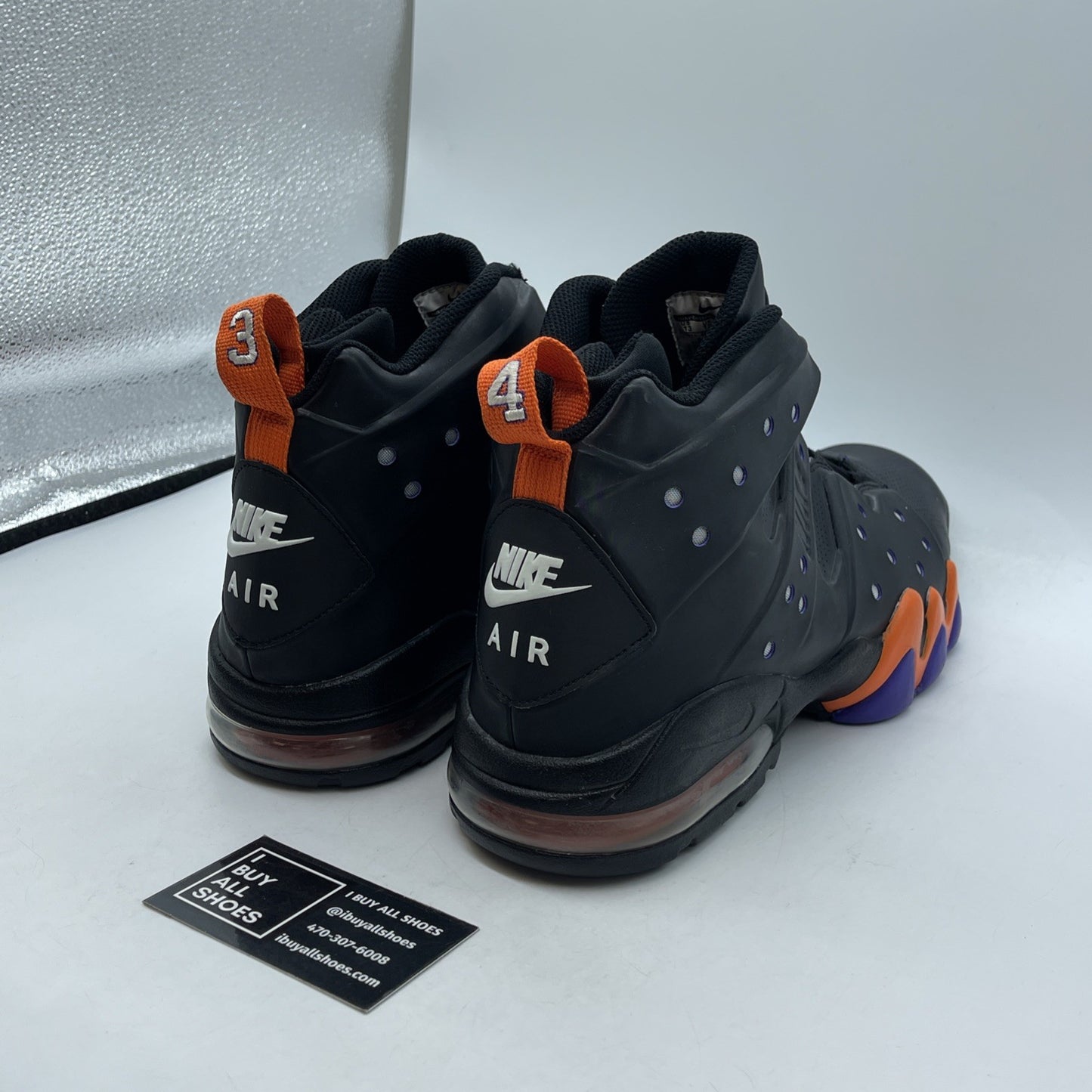 Size 13 - Nike Air Max Barkley Hyperfuse Black Suede Leather (488119-085)