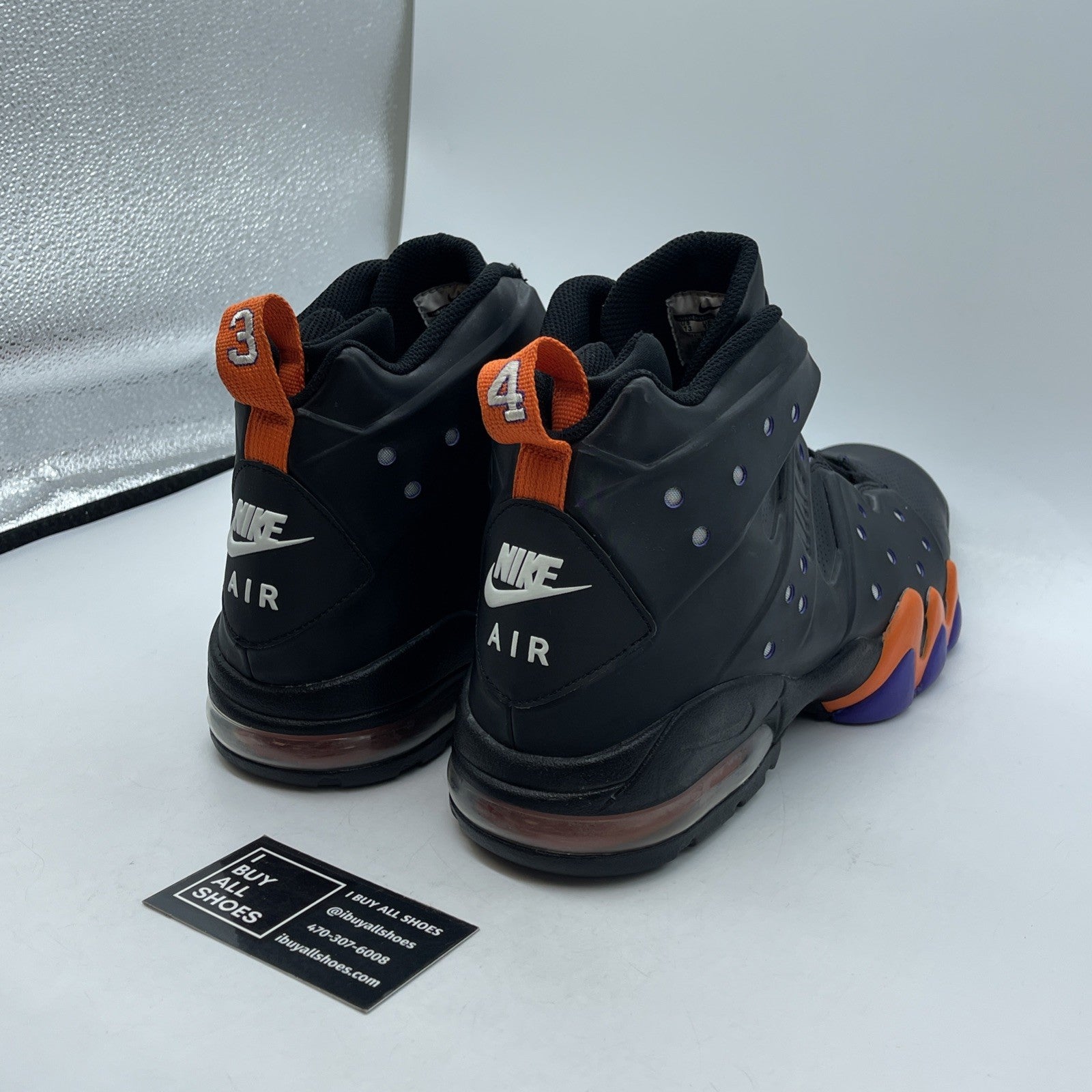 Size 13 - Nike Air Max Barkley Hyperfuse Black Suede Leather (488119-085)
