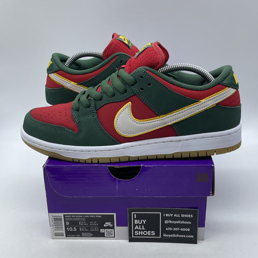 Size 9 - Nike Dunk Premium SB Low Seattle Supersonics Suede (FZ1287-300)