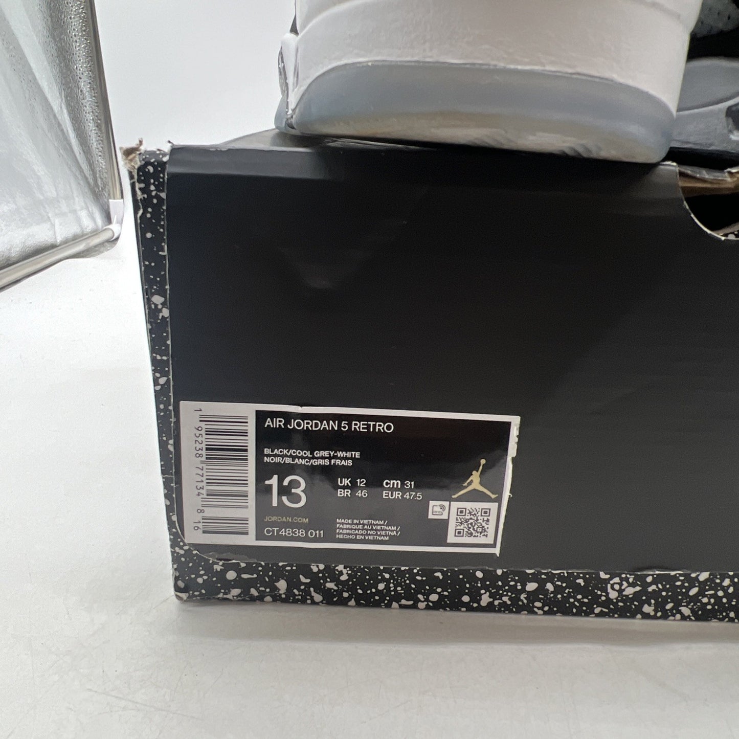 Size 13 - Air Jordan 5 Retro Mid Oreo (CT4838-011)