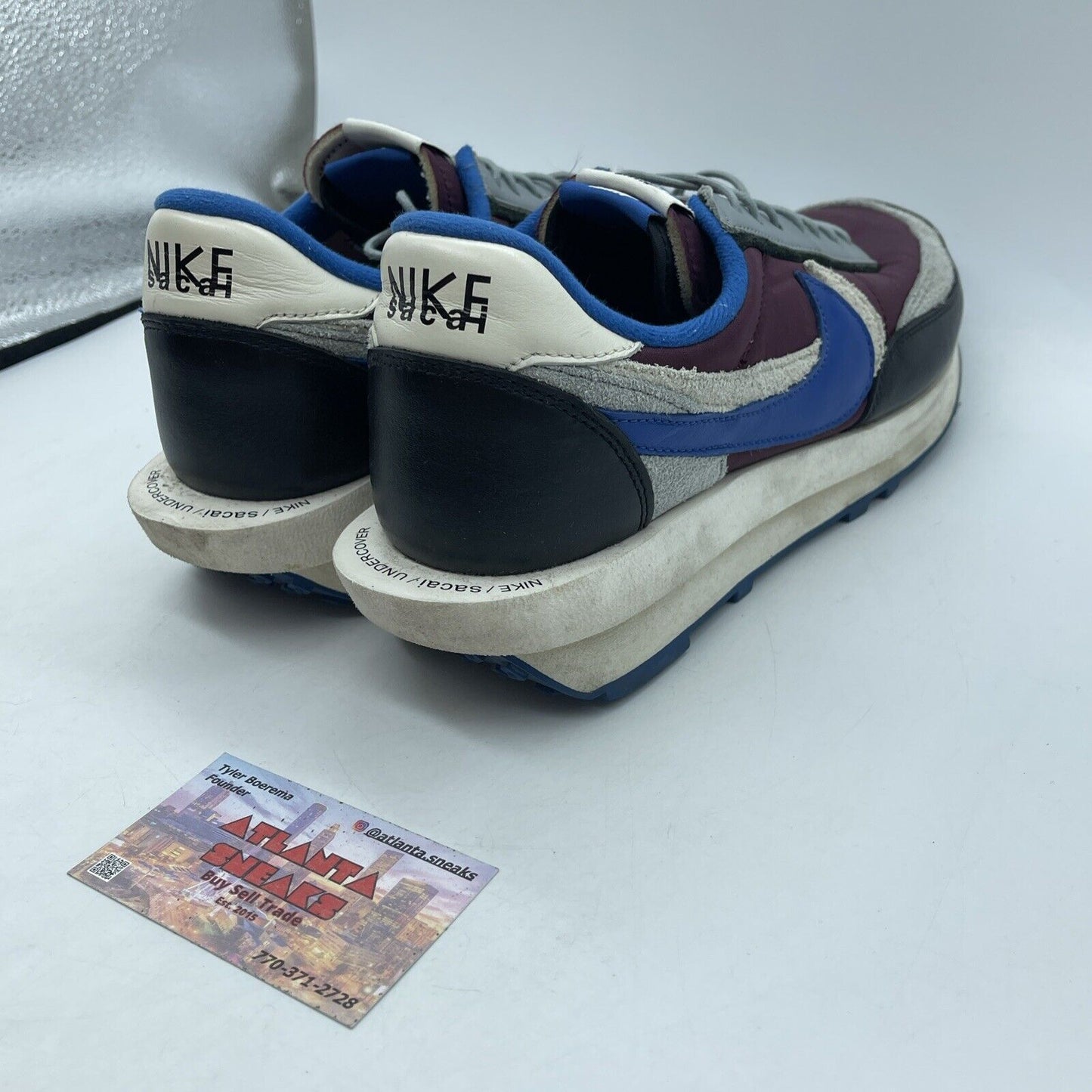 Size 12 - Nike sacai x Undercover LDWaffle Night Maroon Team Royal (DJ4877-600)