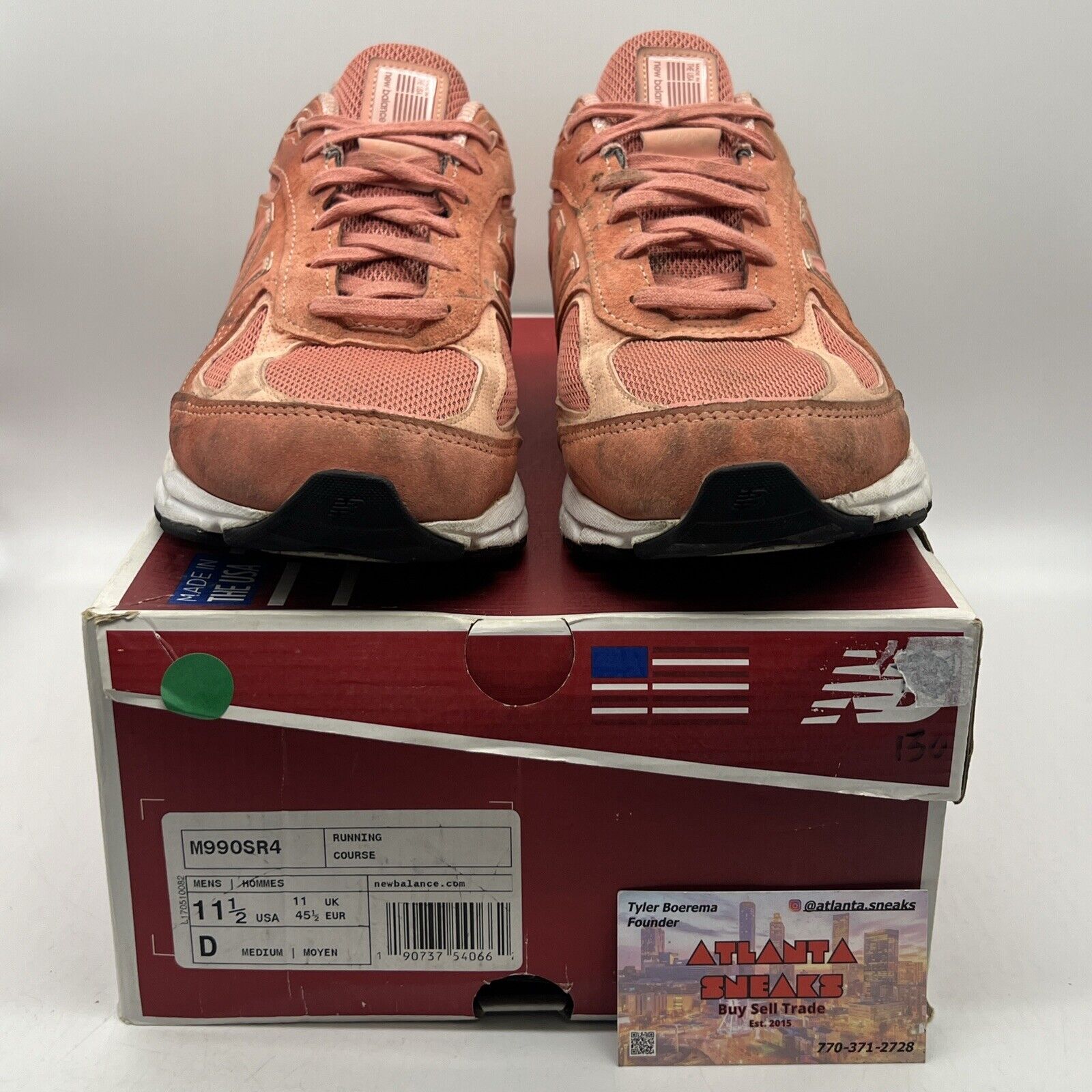 Size 11.5 - New Balance 990v4 Made in USA Sunrise Rose (M990SR4)