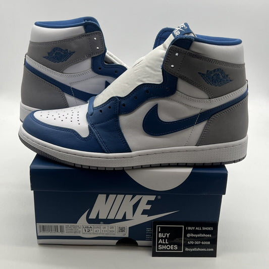Size 12.5 - Air Jordan 1 Retro OG High True Blue (DZ5485-410)