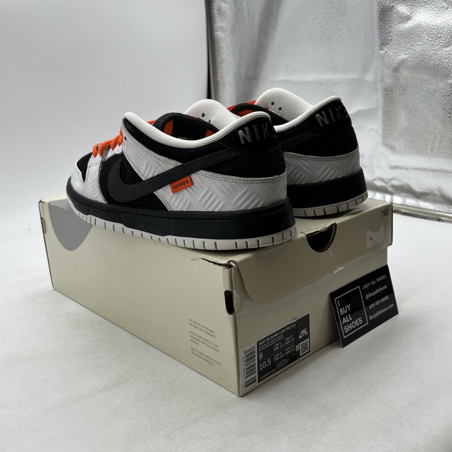 Size 9 - Nike SB Dunk Low x TightBooth White (FD2629-100)