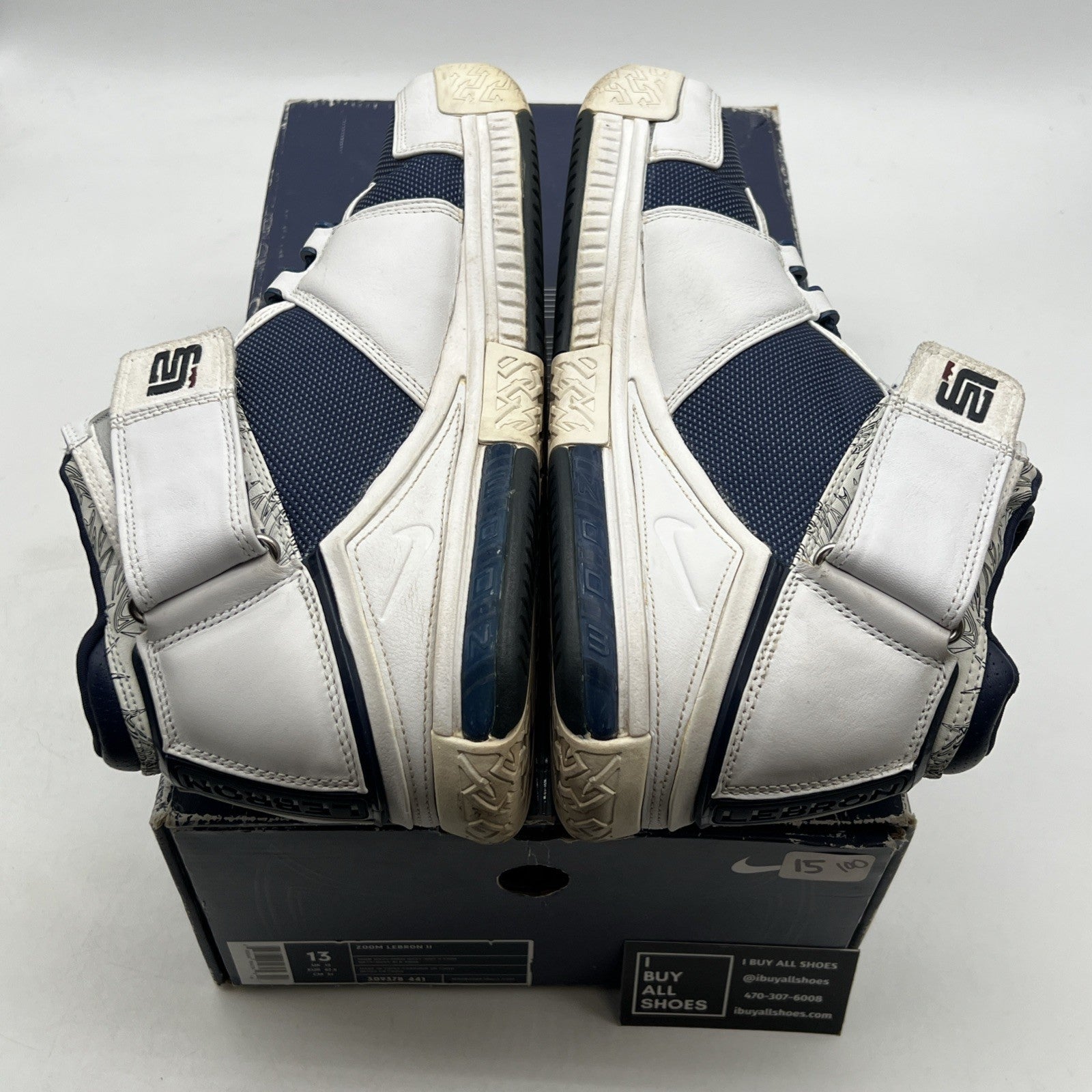 Size 13 - Nike Zoom LeBron 2 2004 USA (309378-441)