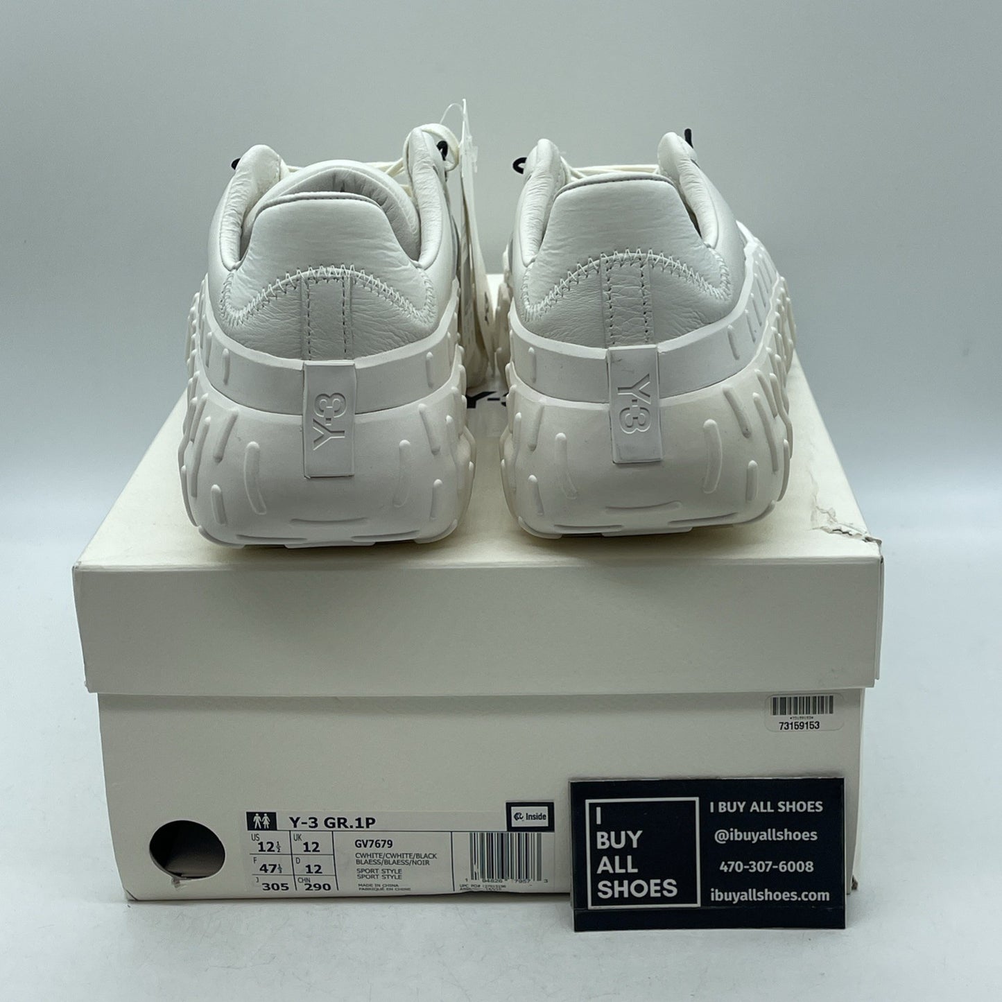 Size 12.5 - Adidas Y-3 GR.1P Core White (GV7679)