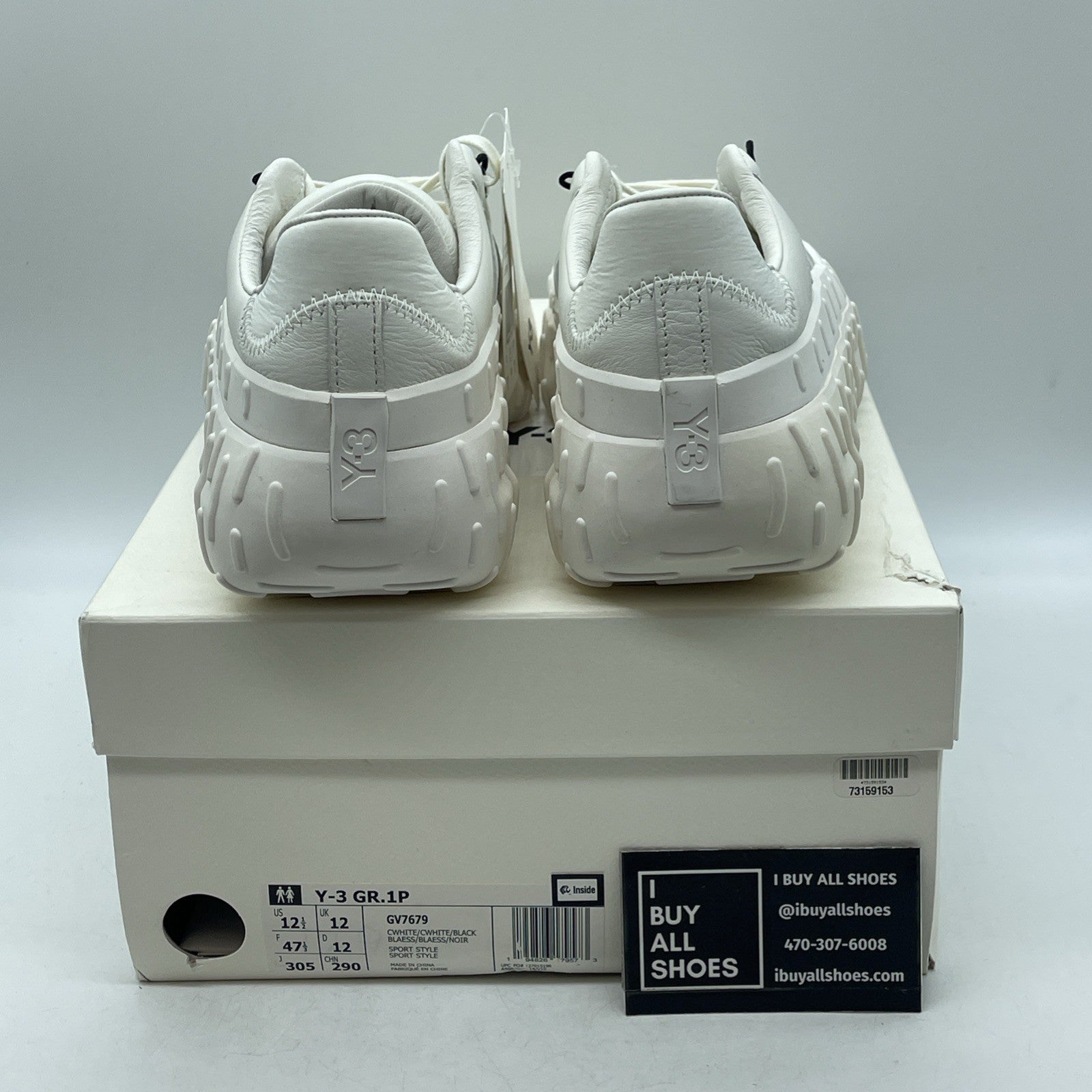 Size 12.5 - Adidas Y-3 GR.1P Core White (GV7679)