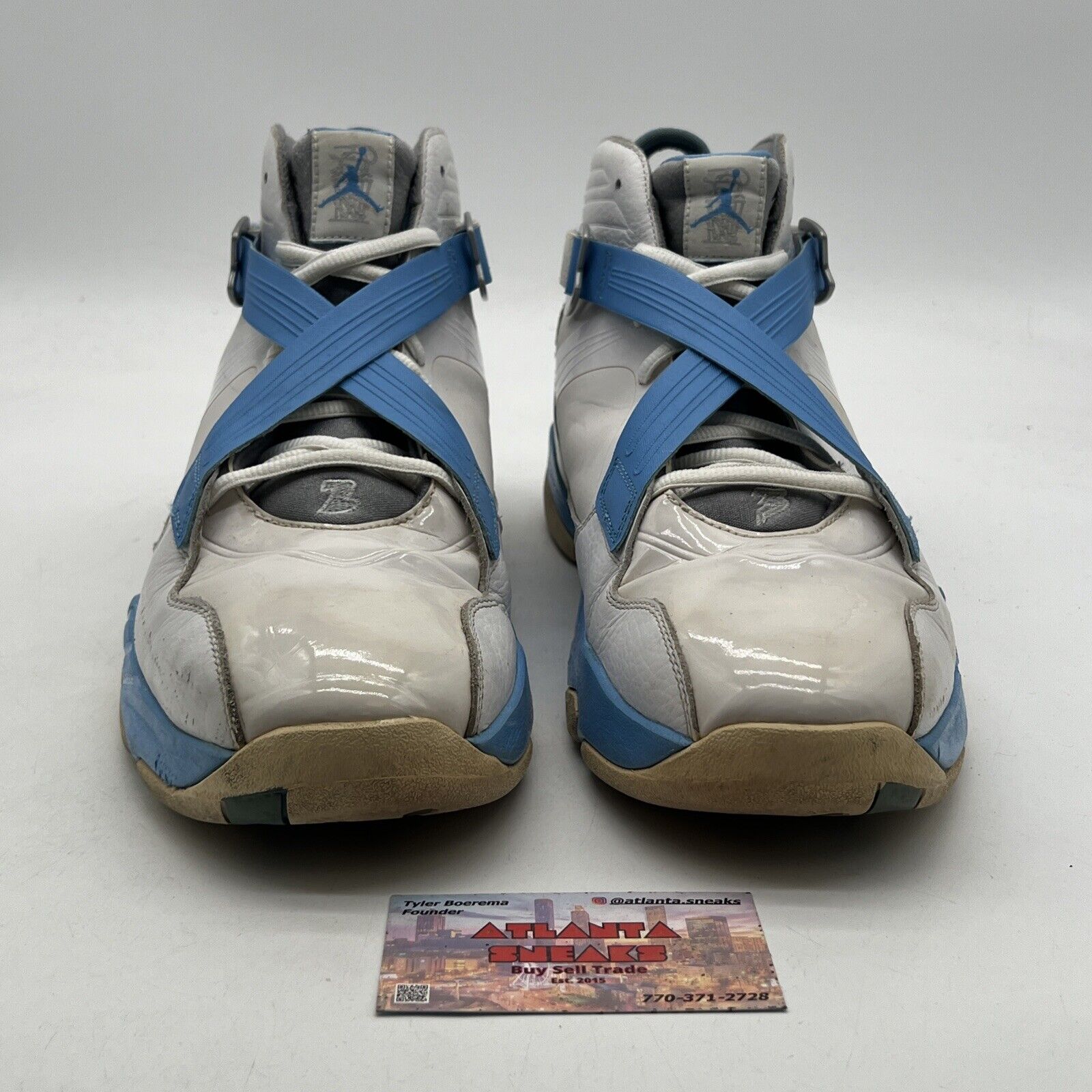 Size 13 - Air Jordan 8.0 White University Blue UNC (467807-107)