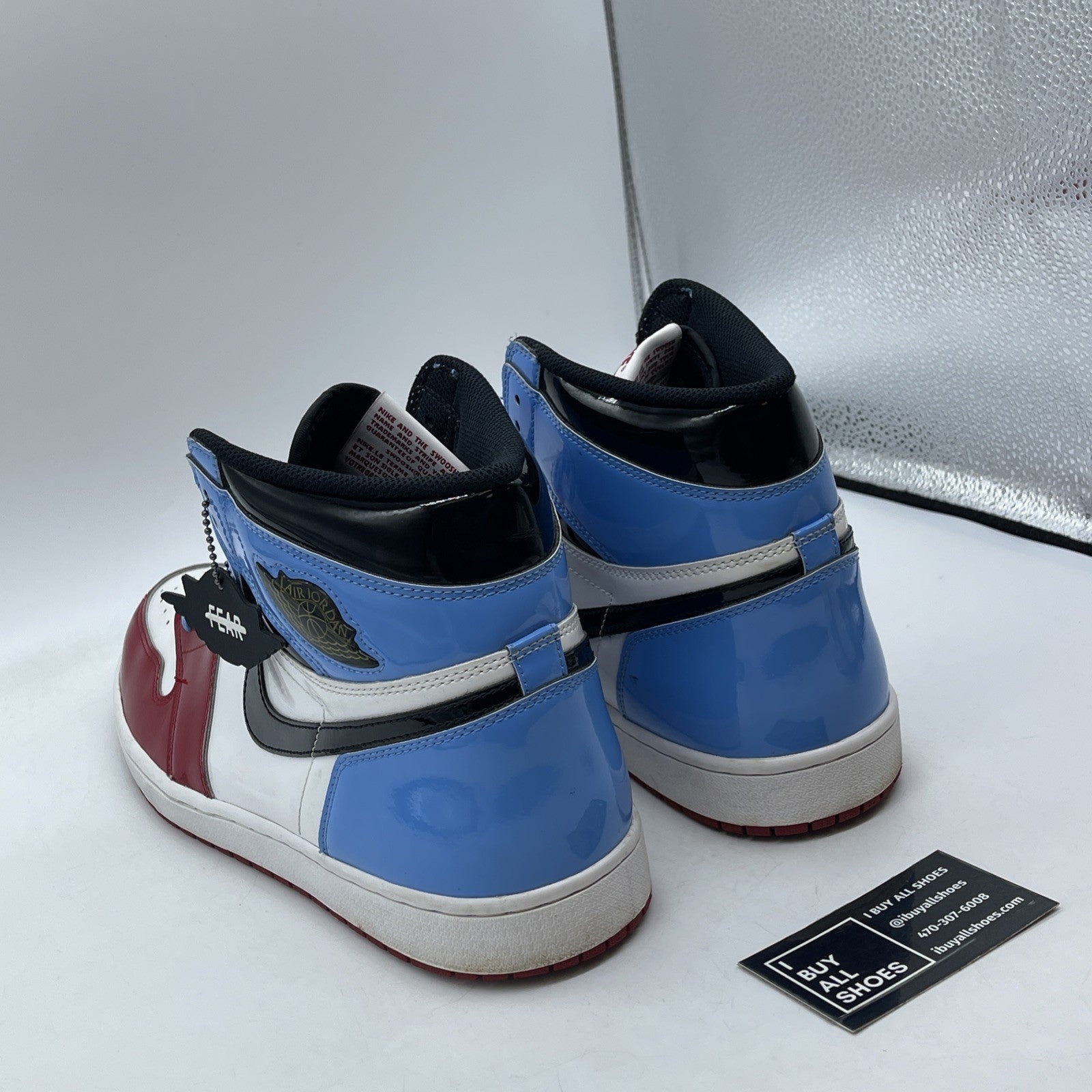 Size 14 - Jordan 1 Retro OG High Fearless Blue Red Black Leather (CK5666-100)