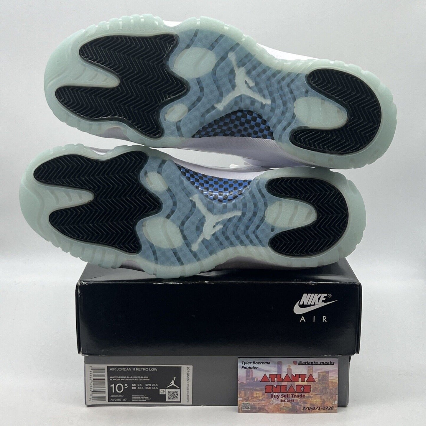 Size 10.5 - Jordan 11 Retro Low Legend Blue Brand New Og All
