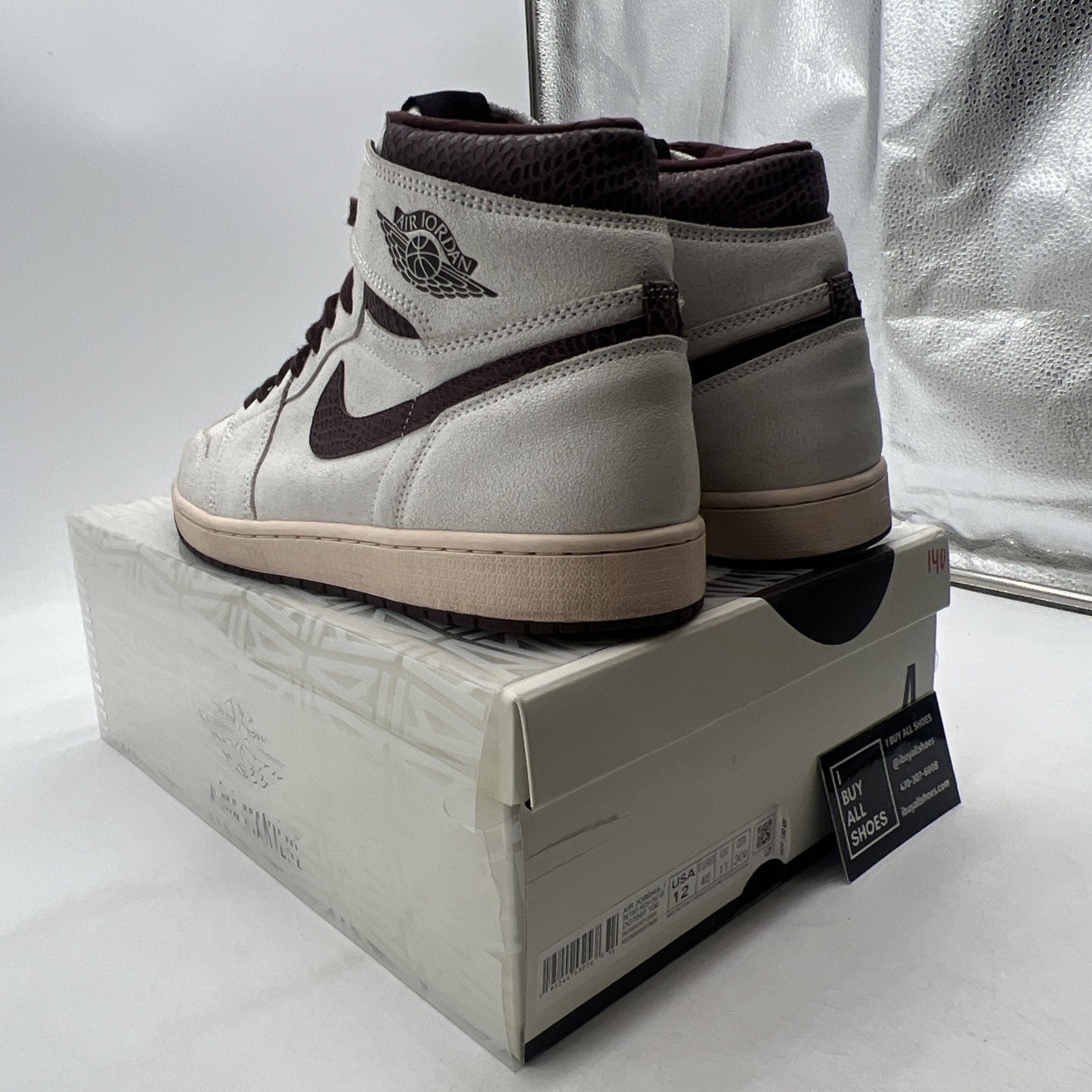 Size 12 - Air Jordan 1 OG x A Ma Maniere High Airness (DO7097-100)