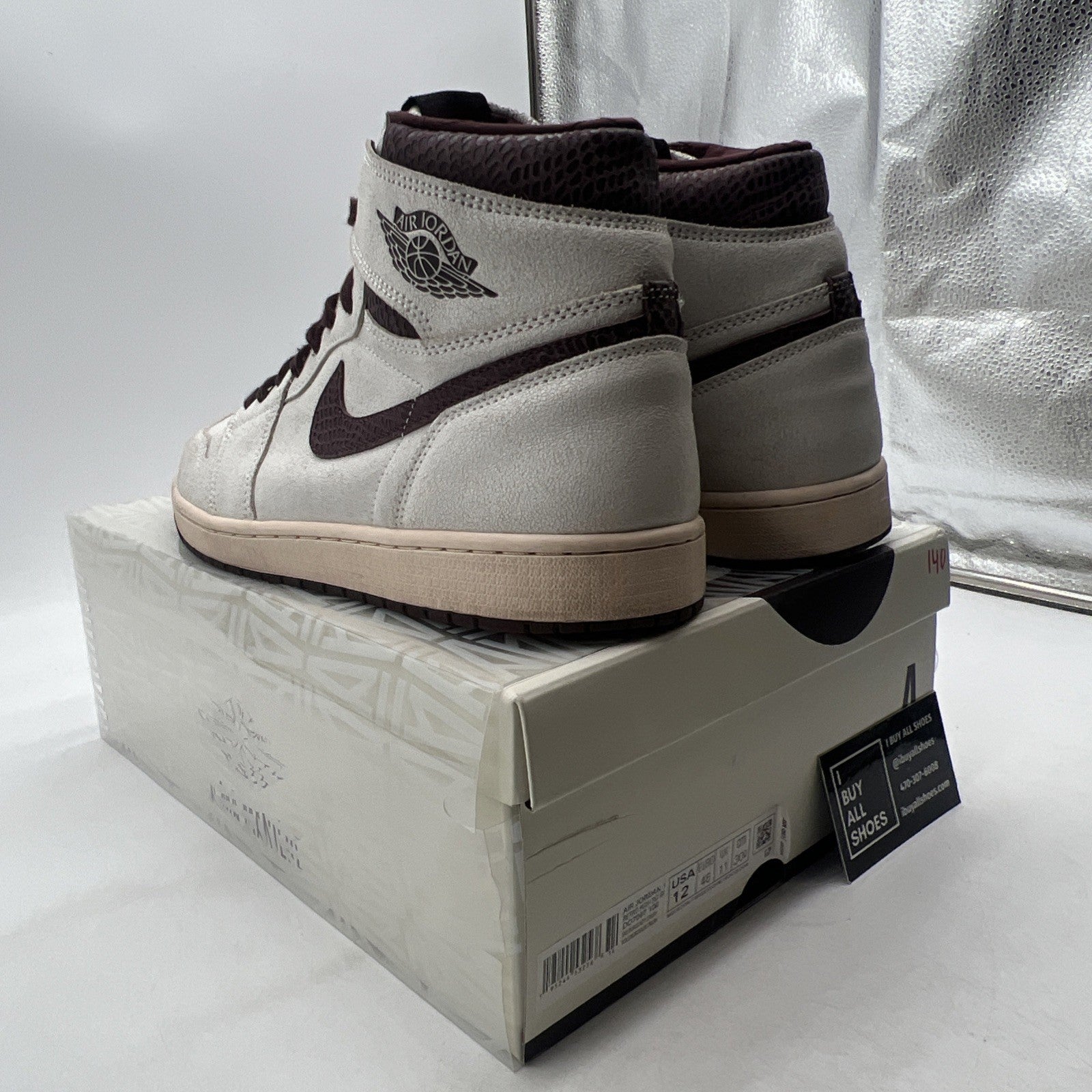 Size 12 - Air Jordan 1 OG x A Ma Maniere High Airness (DO7097-100)