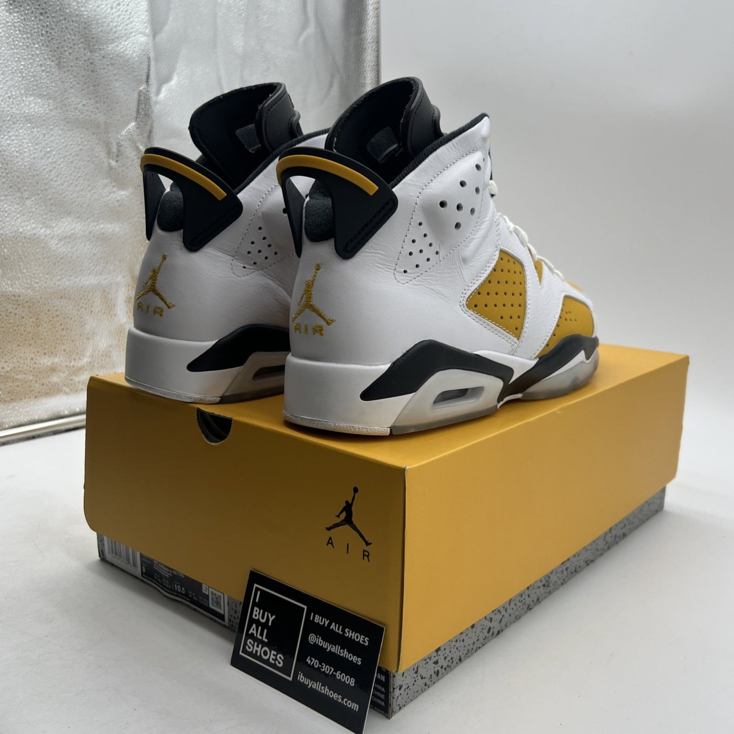 Size 9 - Air Jordan 6 Retro Yellow Ochre (CT8529-170)